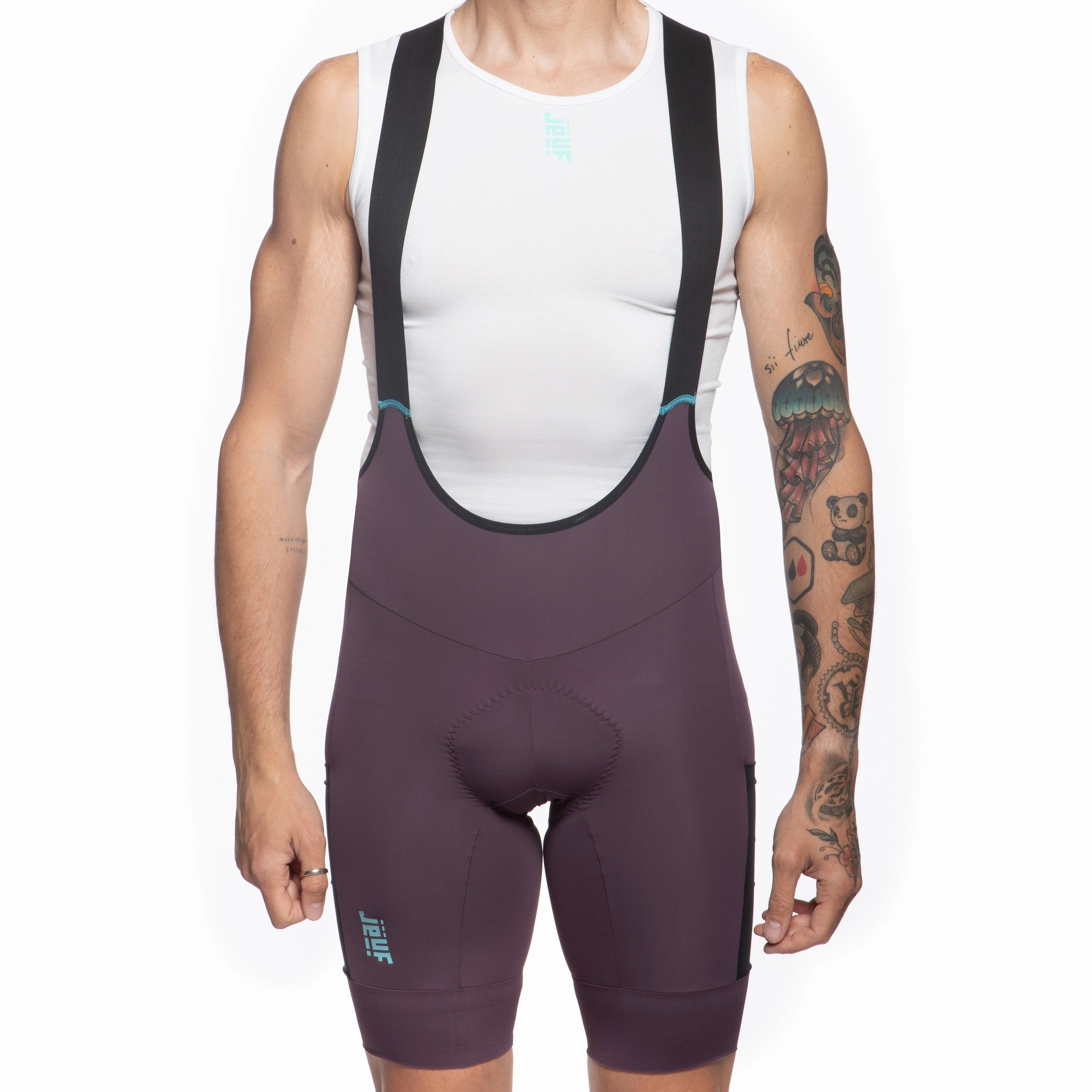 Juf Pro Gravel Cargo bib shorts - Bordeaux