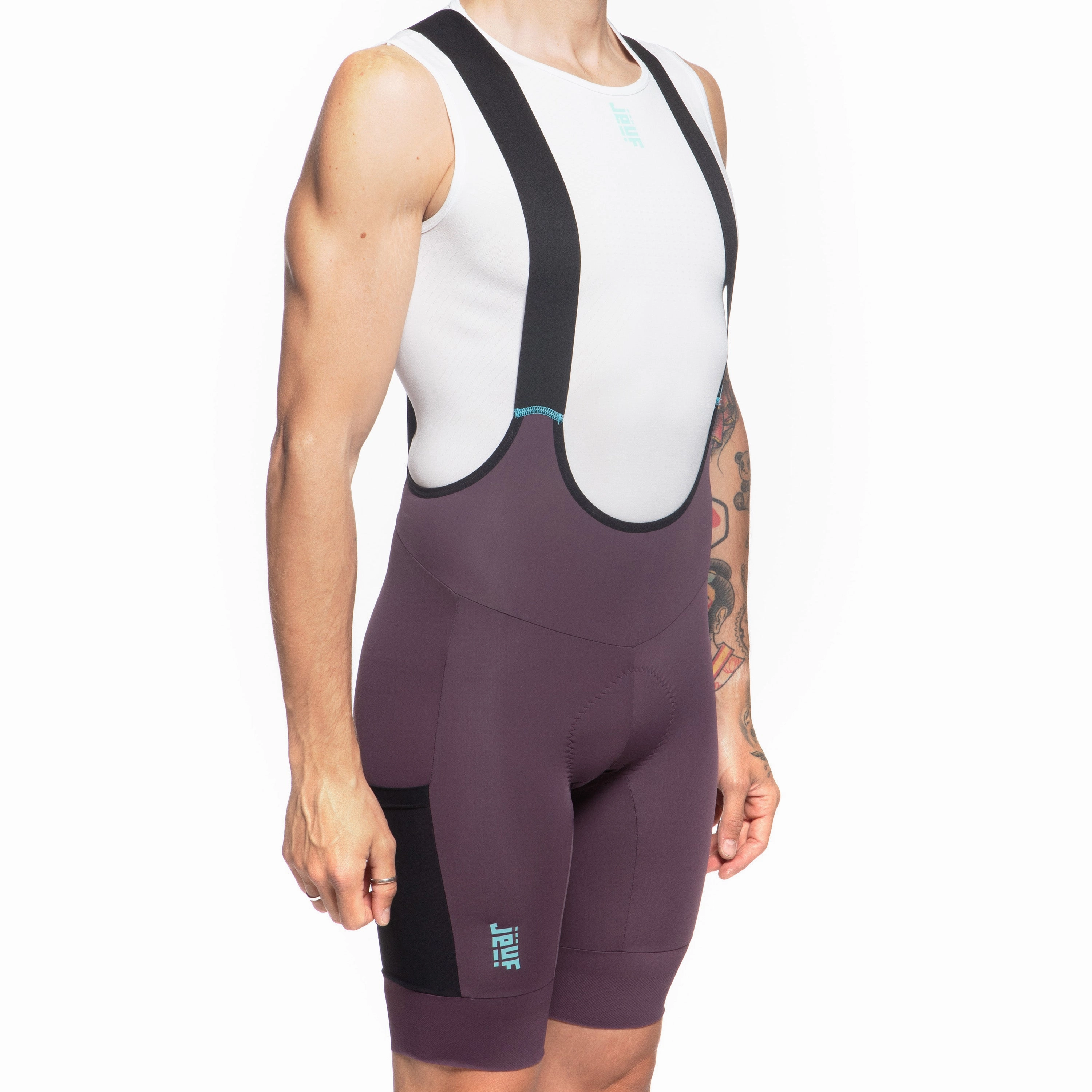 Juf Pro Gravel Cargo bib shorts - Bordeaux