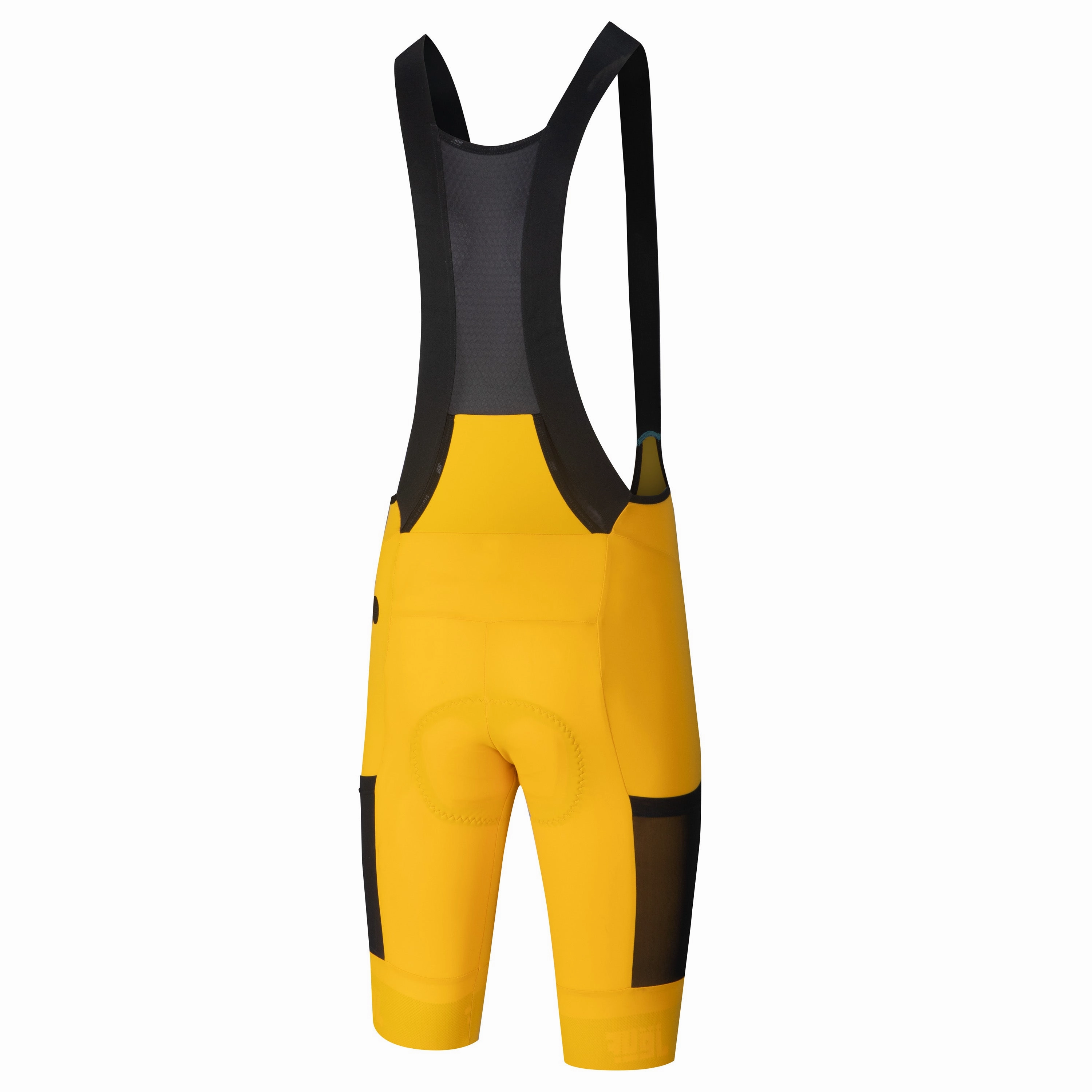 Juf Pro Gravel Cargo bib shorts - Yellow