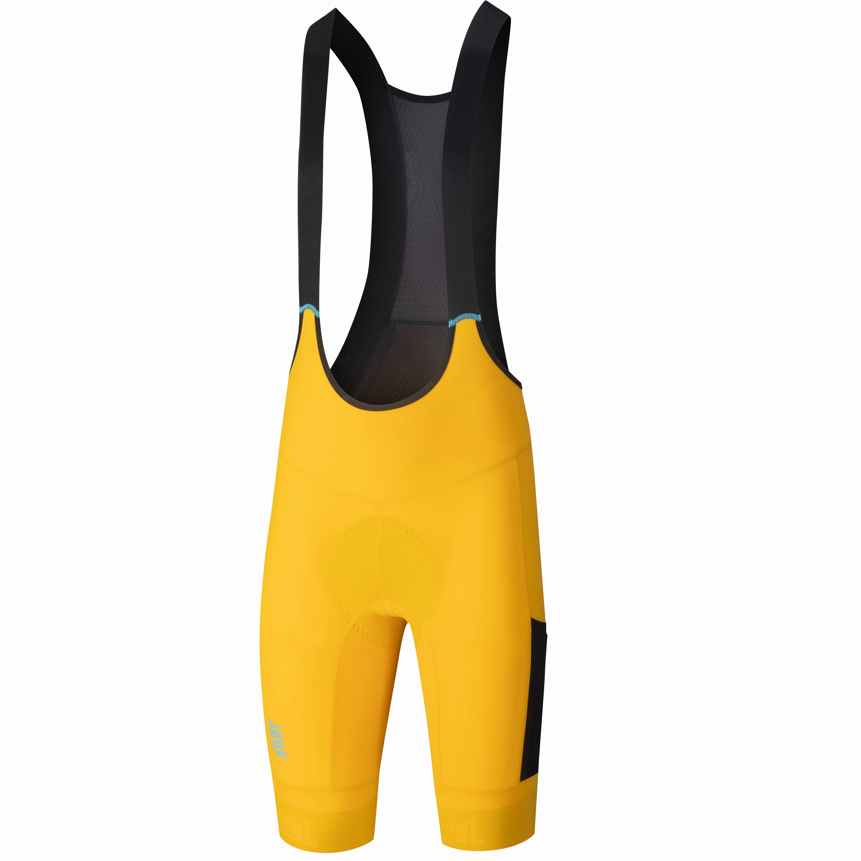 Juf Pro Gravel Cargo bib shorts - Yellow