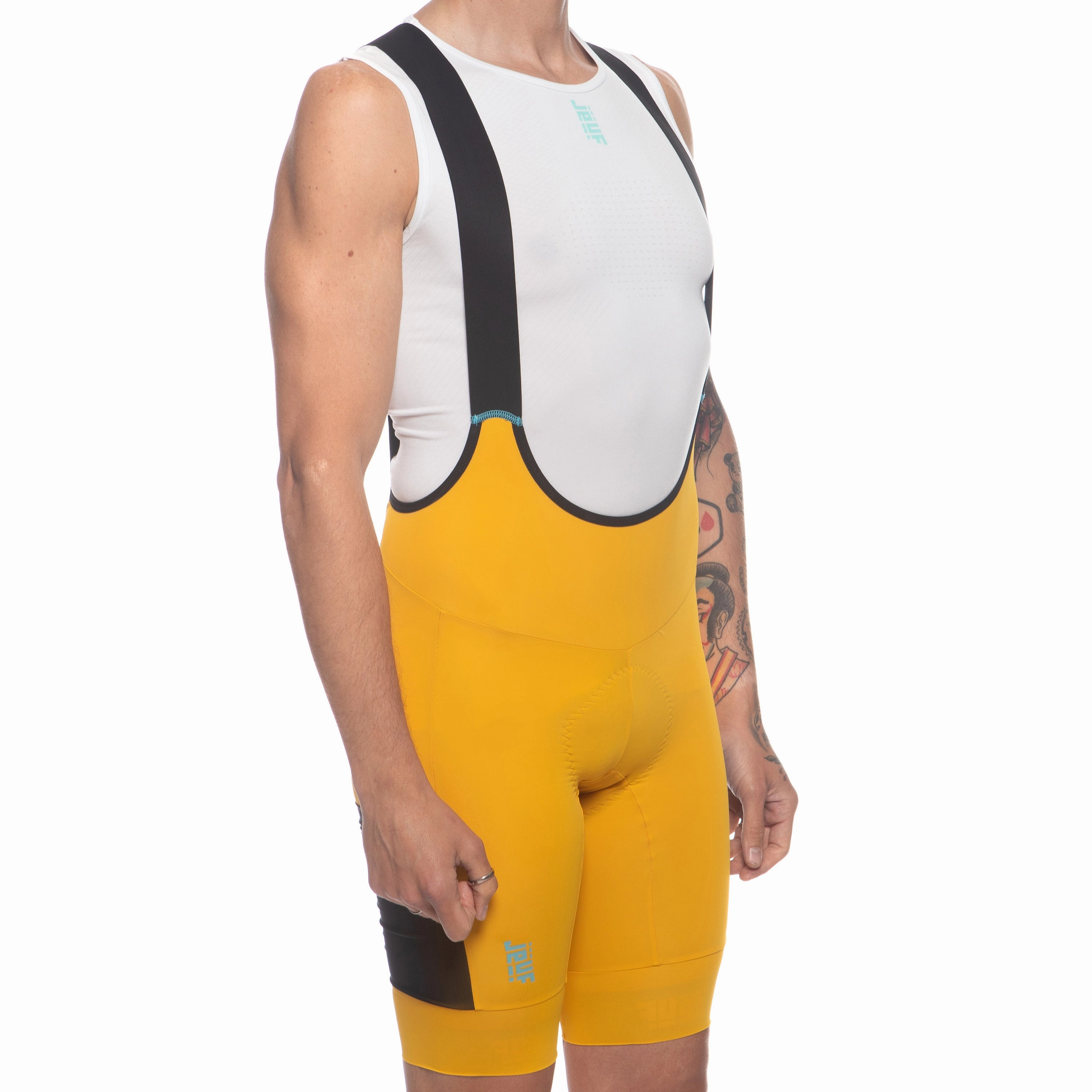 Juf Pro Gravel Cargo bib shorts - Yellow