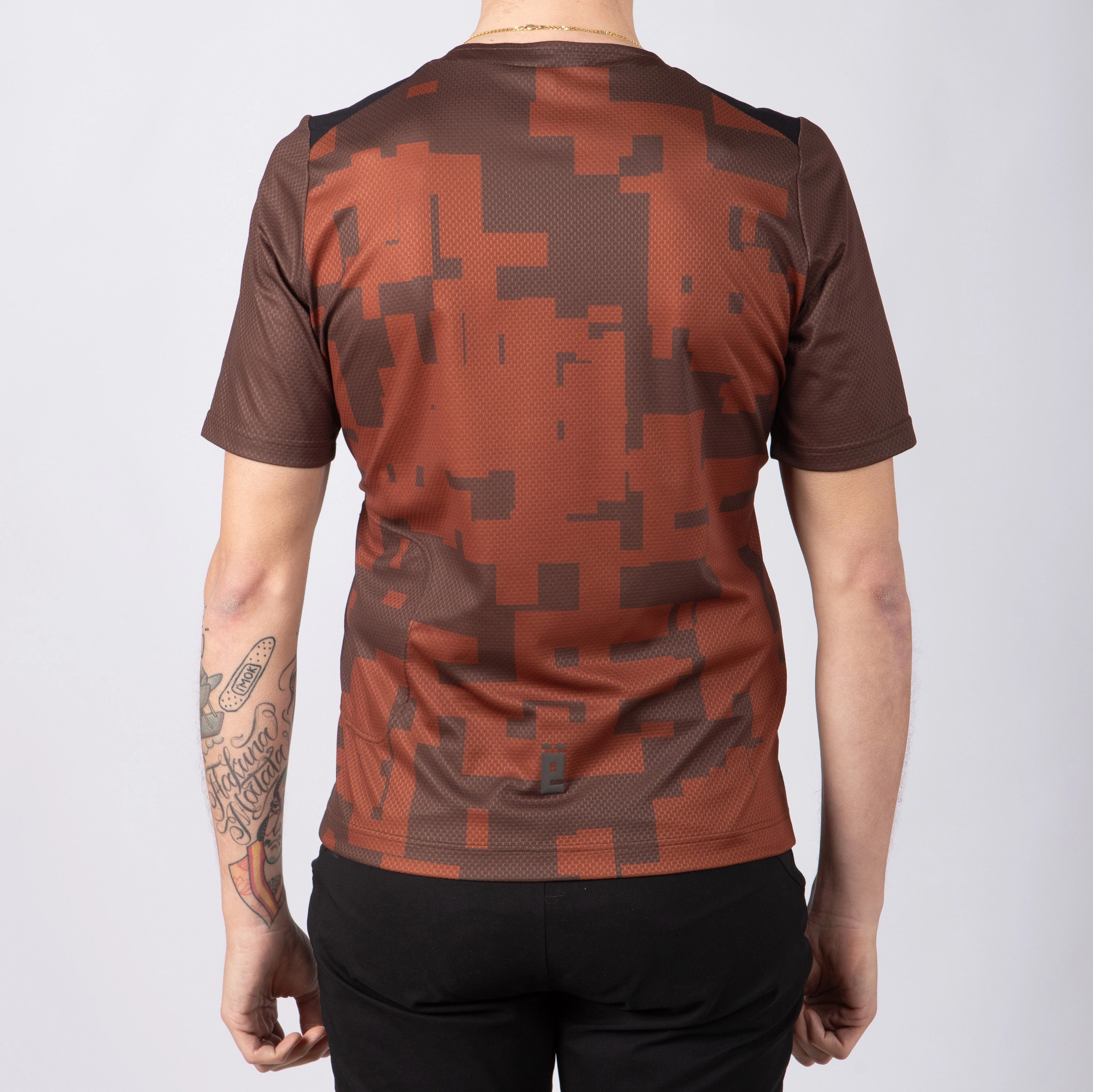 Juf Pro Gravel jersey with zip - Brown 