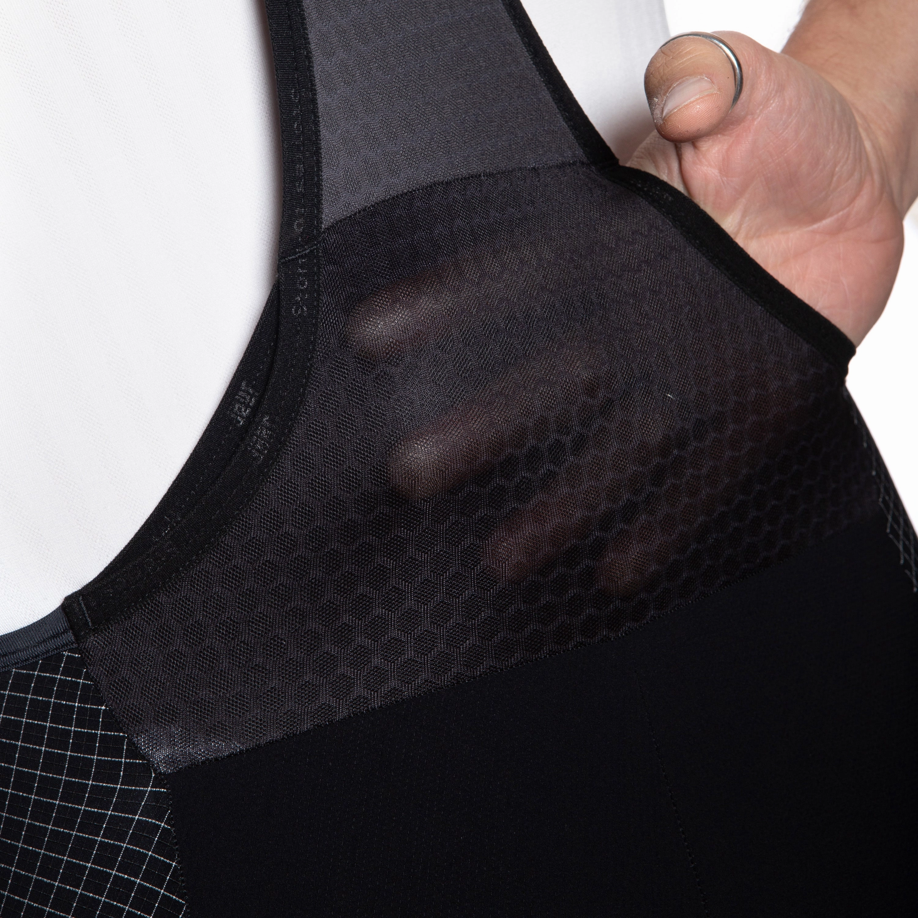Juf Pro Race Gravel Cargo bib shorts - Black