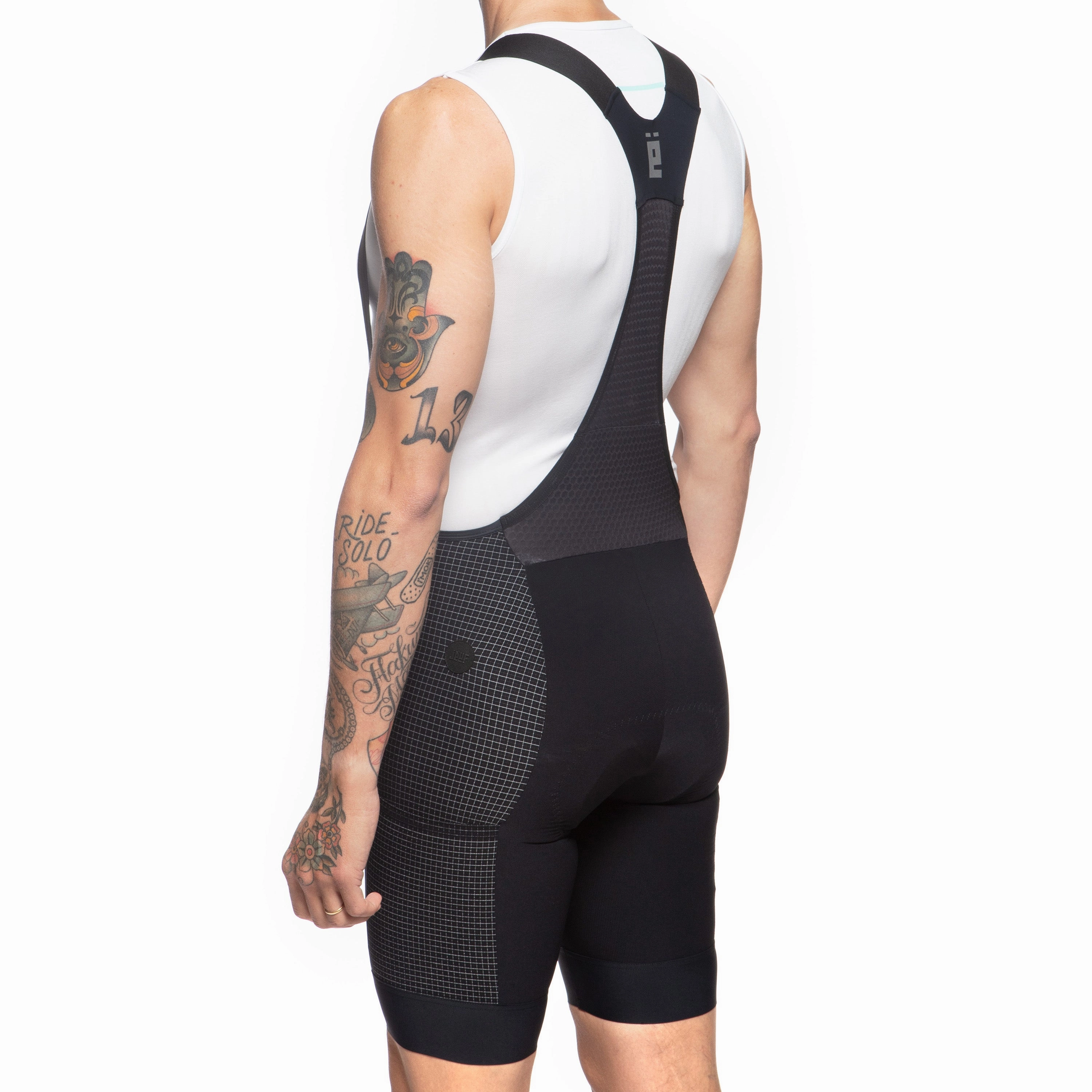 Juf Pro Race Gravel Cargo bib shorts - Black