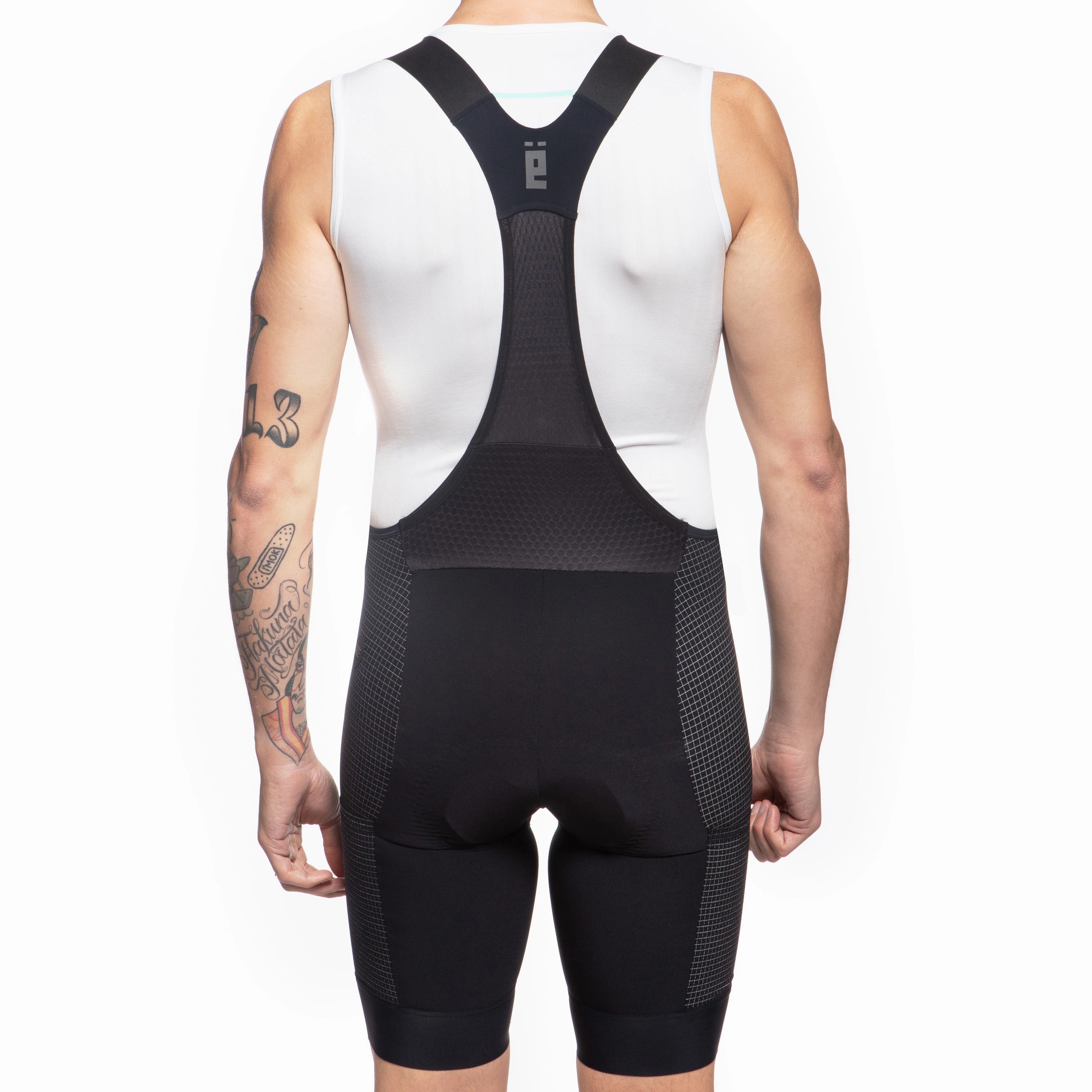 Juf Pro Race Gravel Cargo bib shorts - Black