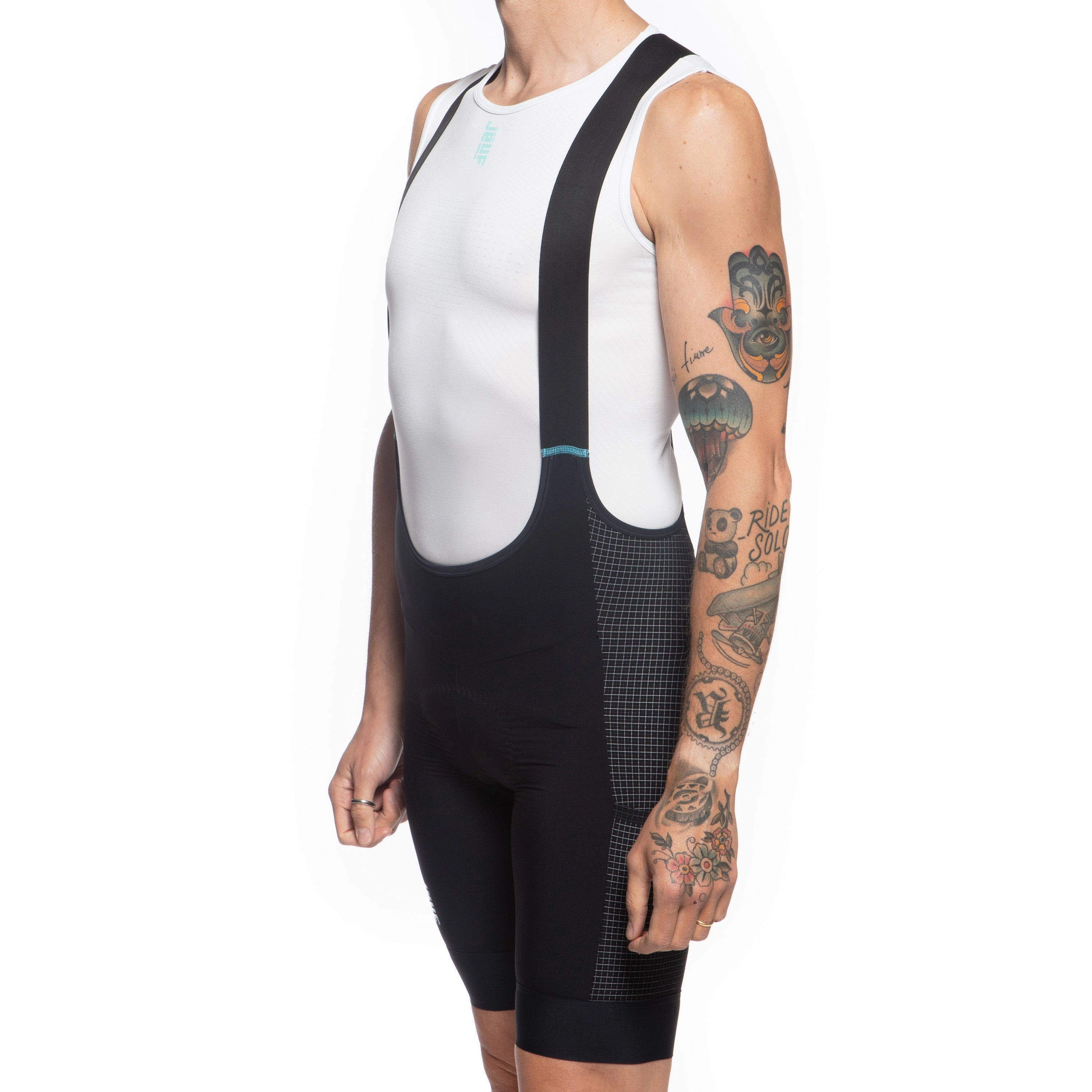 Juf Pro Race Gravel Cargo bib shorts - Black
