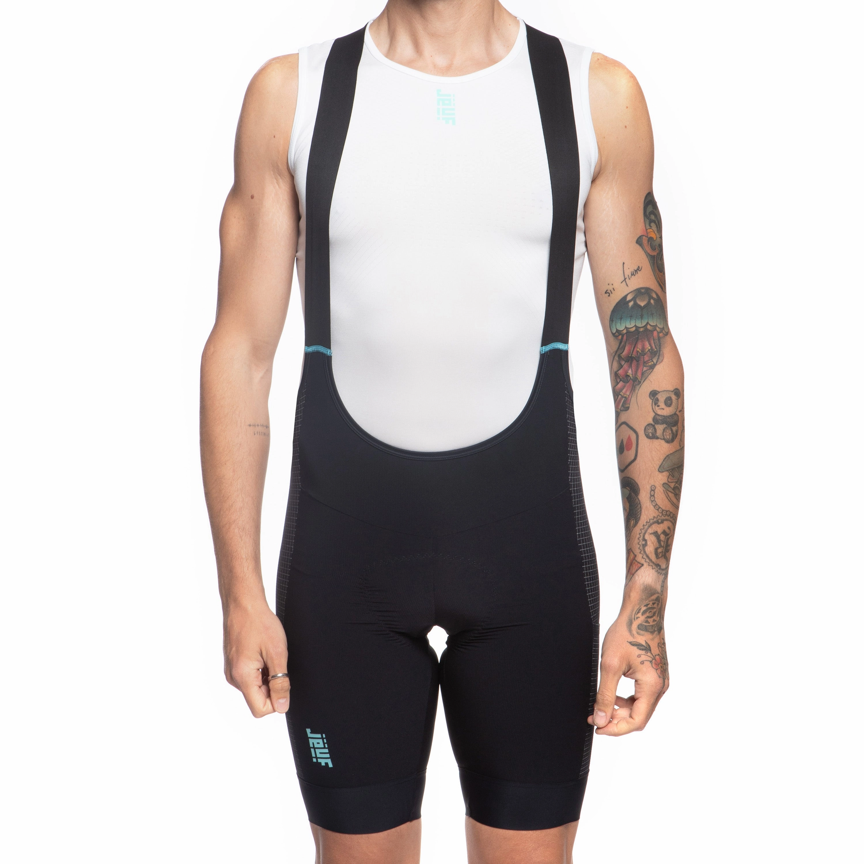 Juf Pro Race Gravel Cargo bib shorts - Black