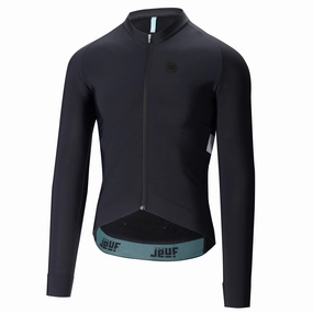 Juf Pro Race Thermal Long Sleeve Jersey - Black 