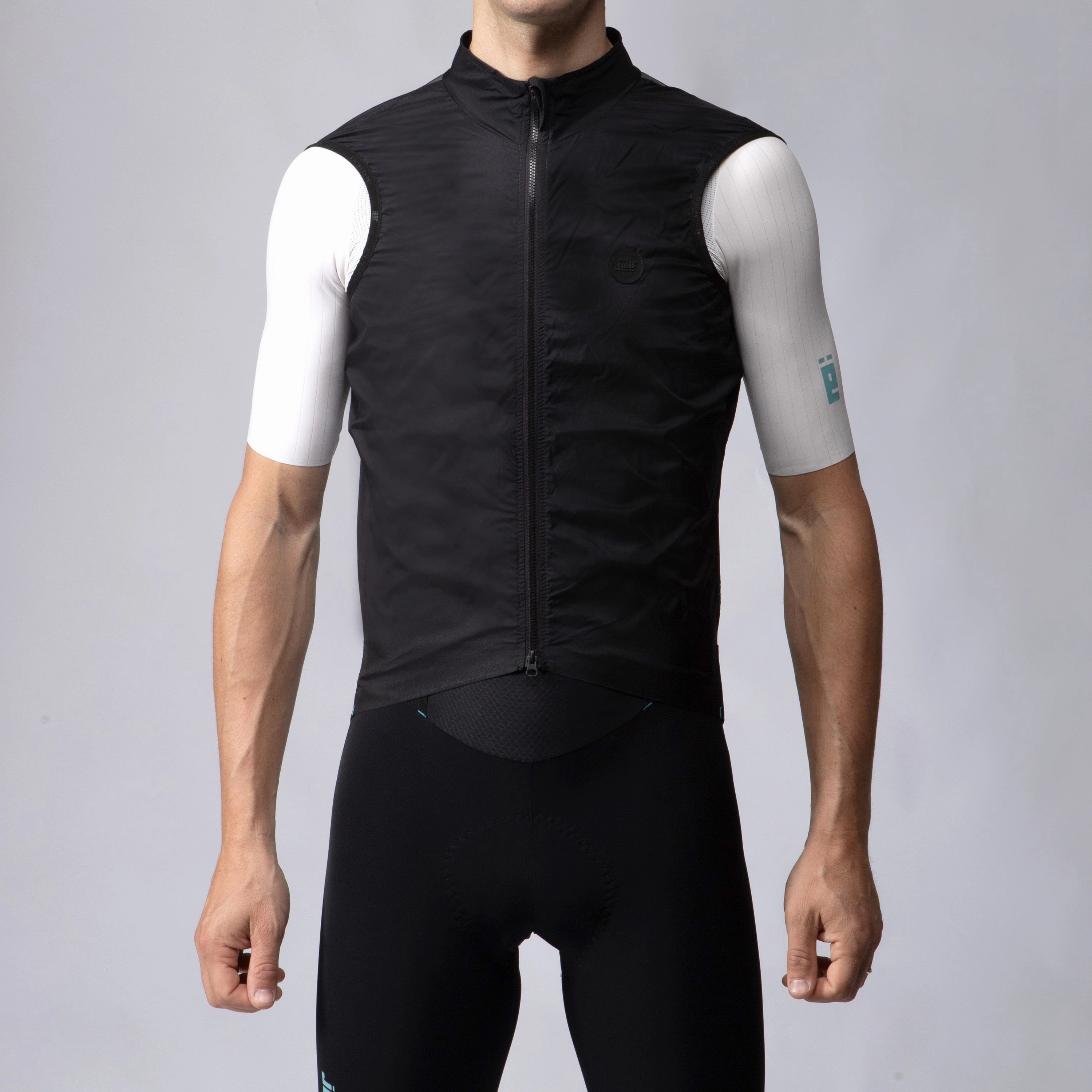 Juf Pro Windproof Pertex Vest - Black 