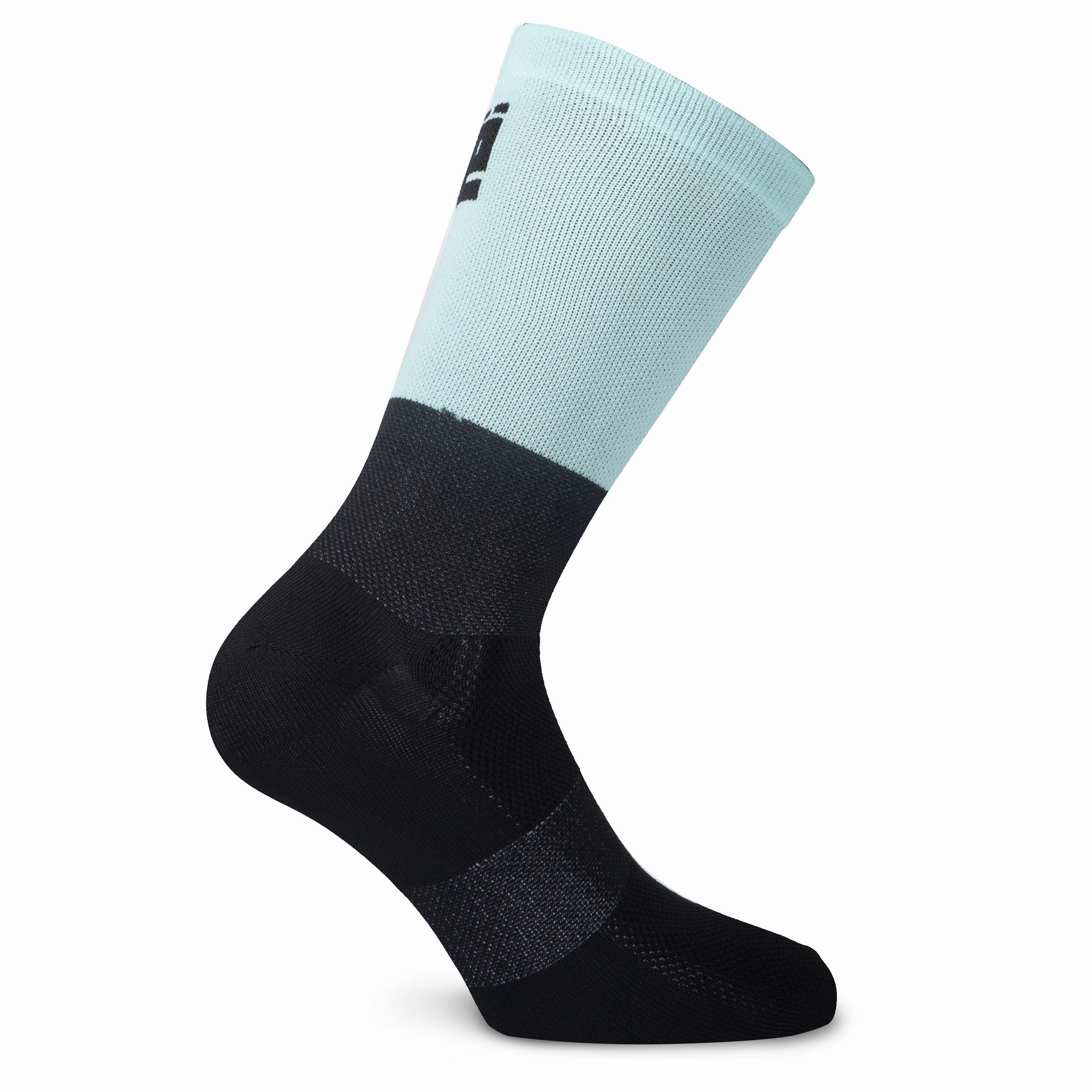 Juf Train Logo Socks - Aqua Black 