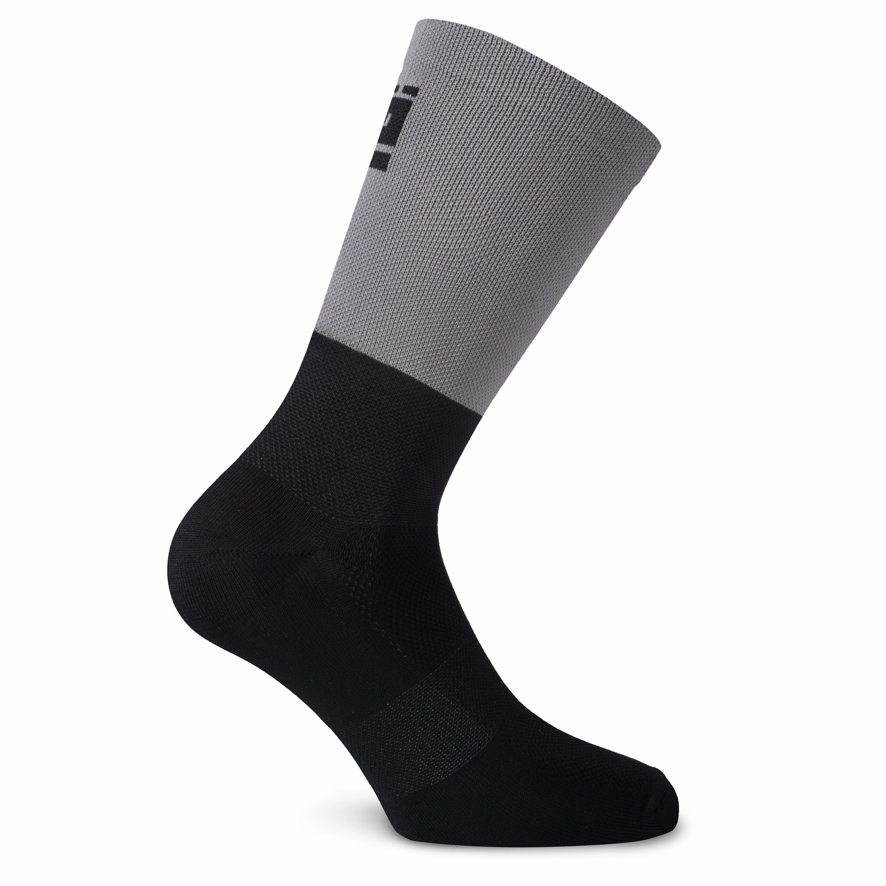 Juf Train Logo Socks - Grey black 