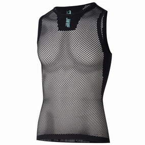 Juf Train sleeveless mesh inner tank top - Black 