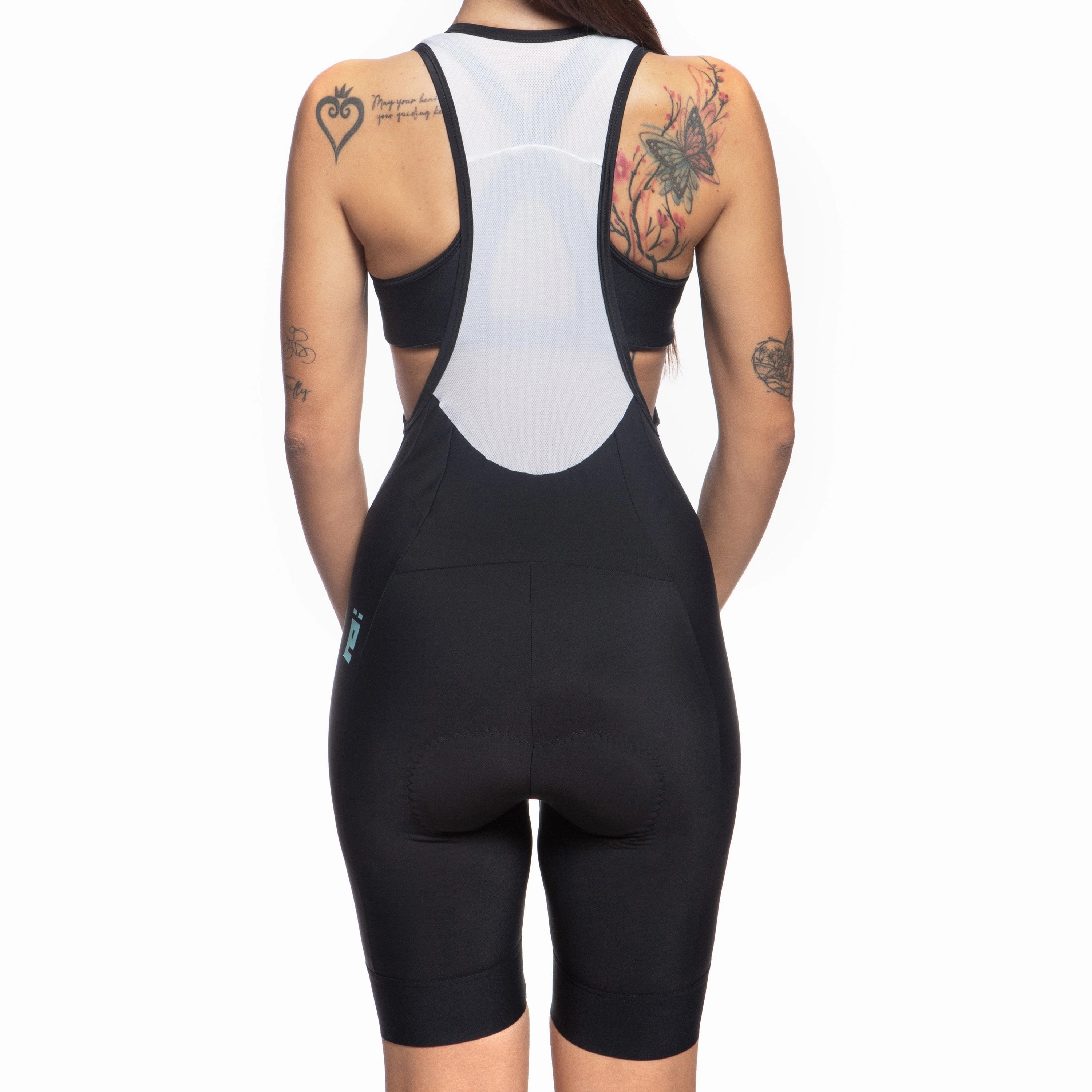 Juf Train women bib shorts - Black