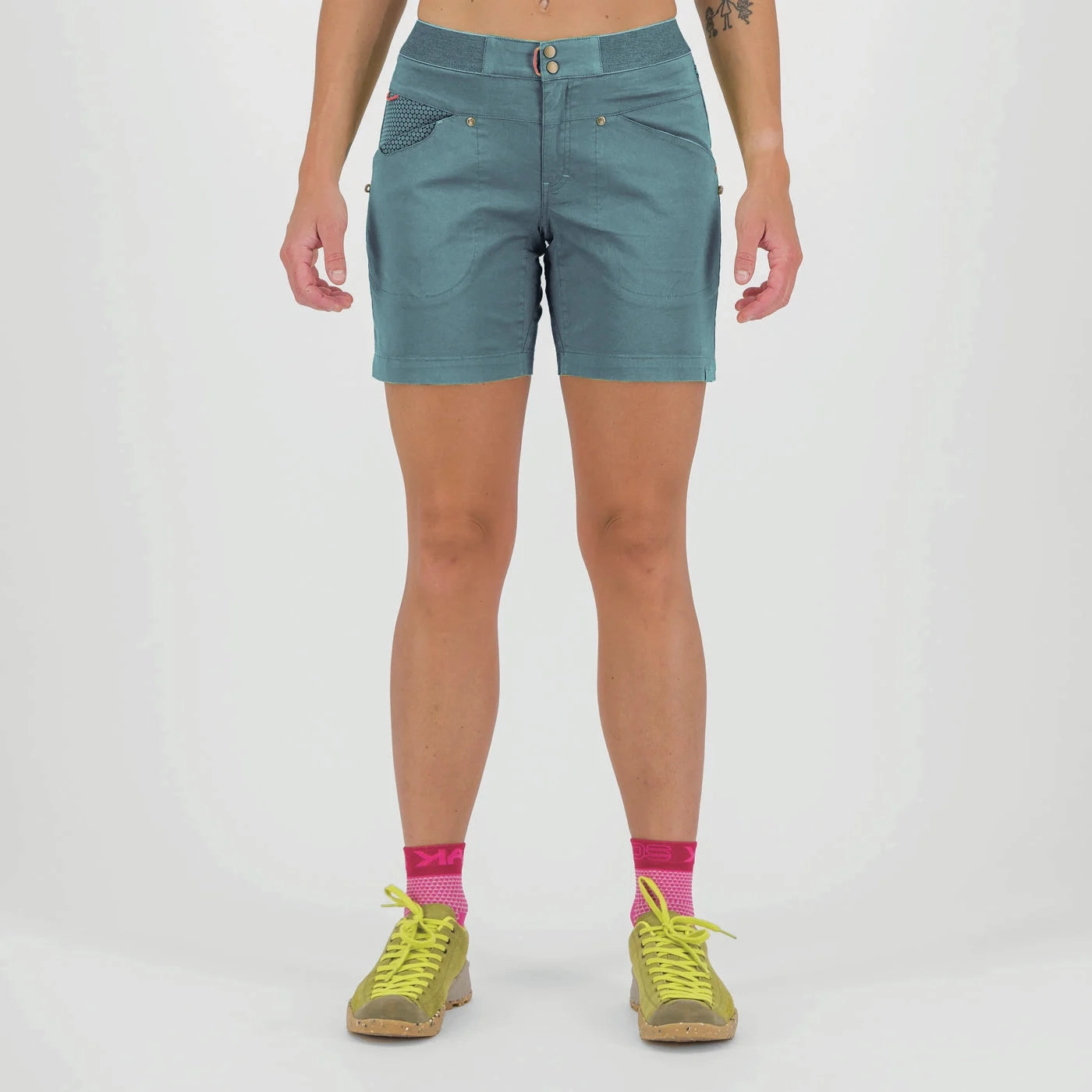Karpos Noghera women shorts - Light blue