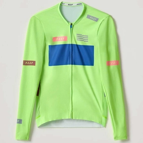 Long sleeve jersey Maap System Pro Air - Green blue 