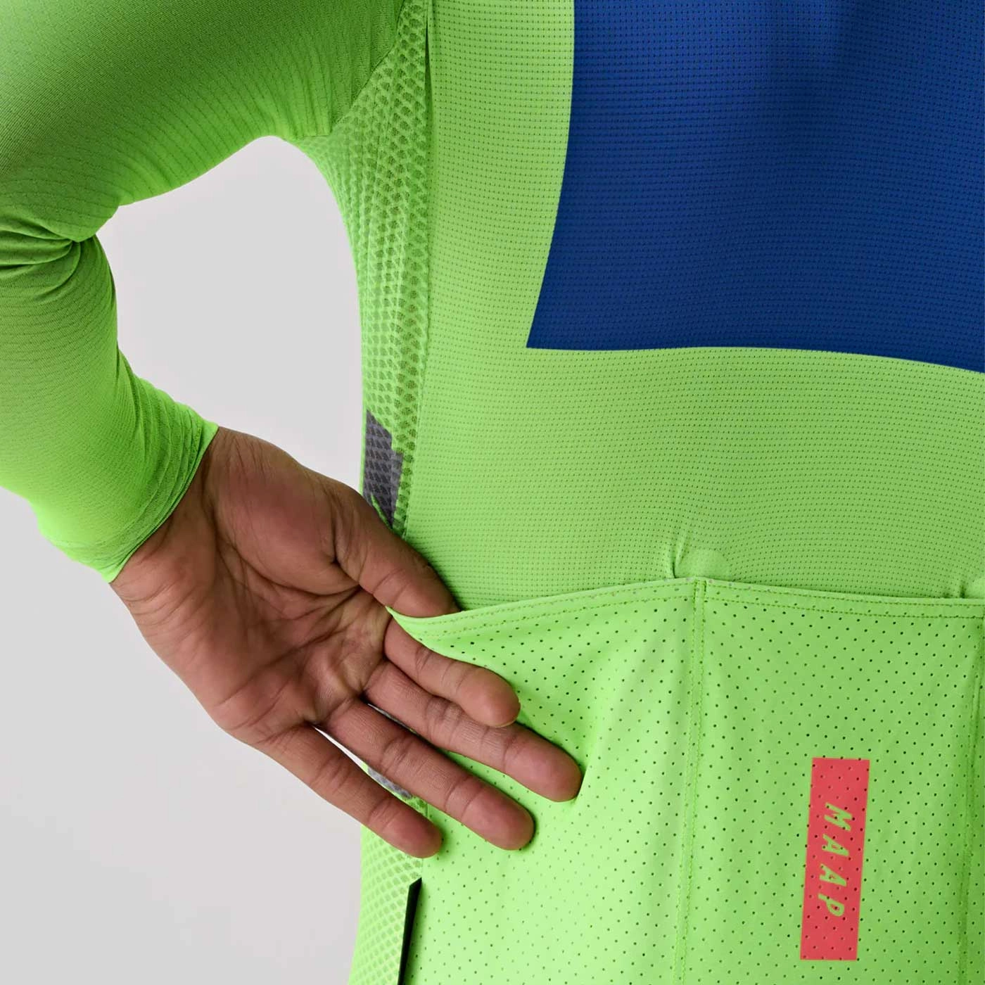 Long sleeve jersey Maap System Pro Air - Green blue 