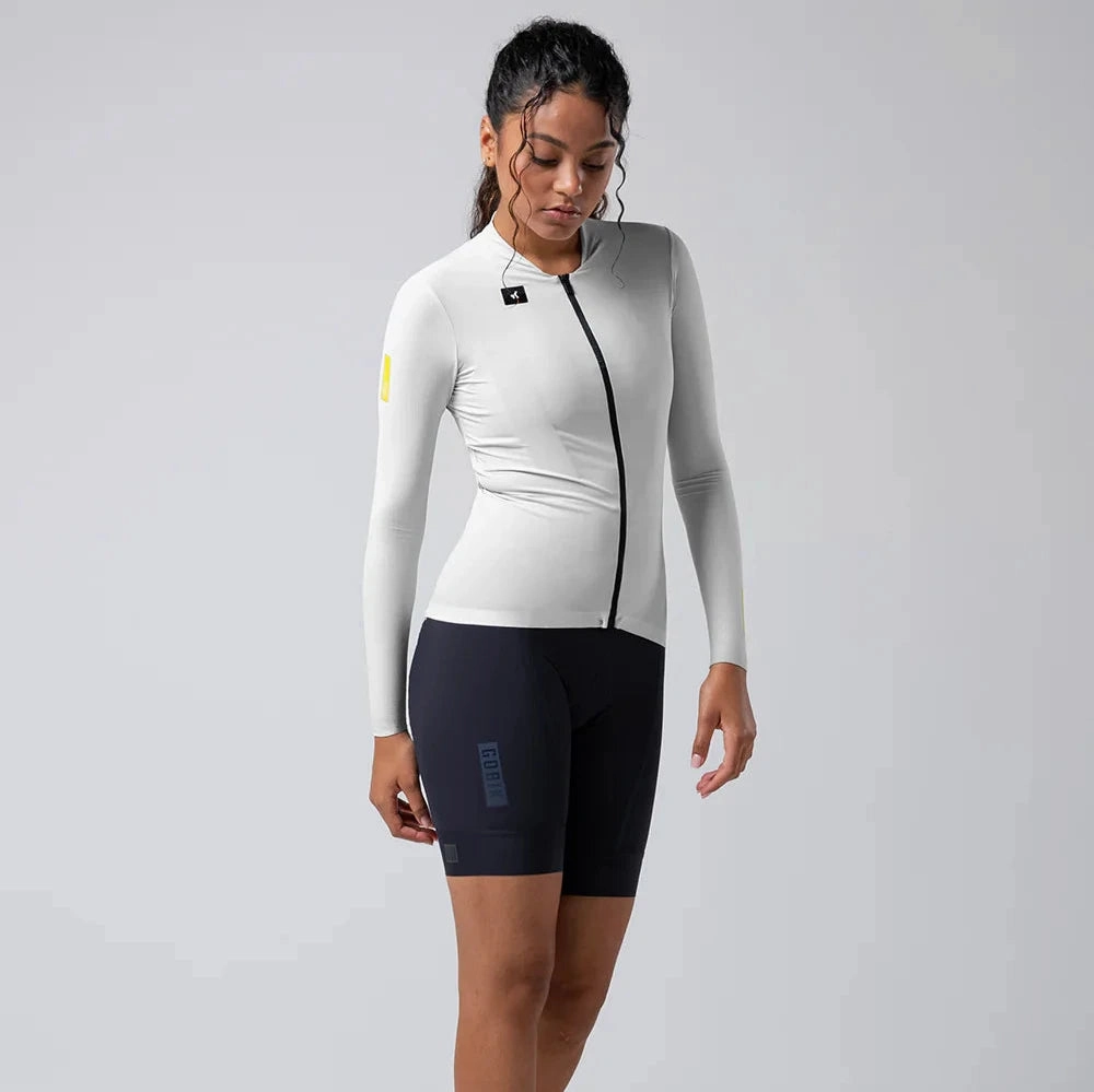 Long sleeve shirt Gobik Avalon - White