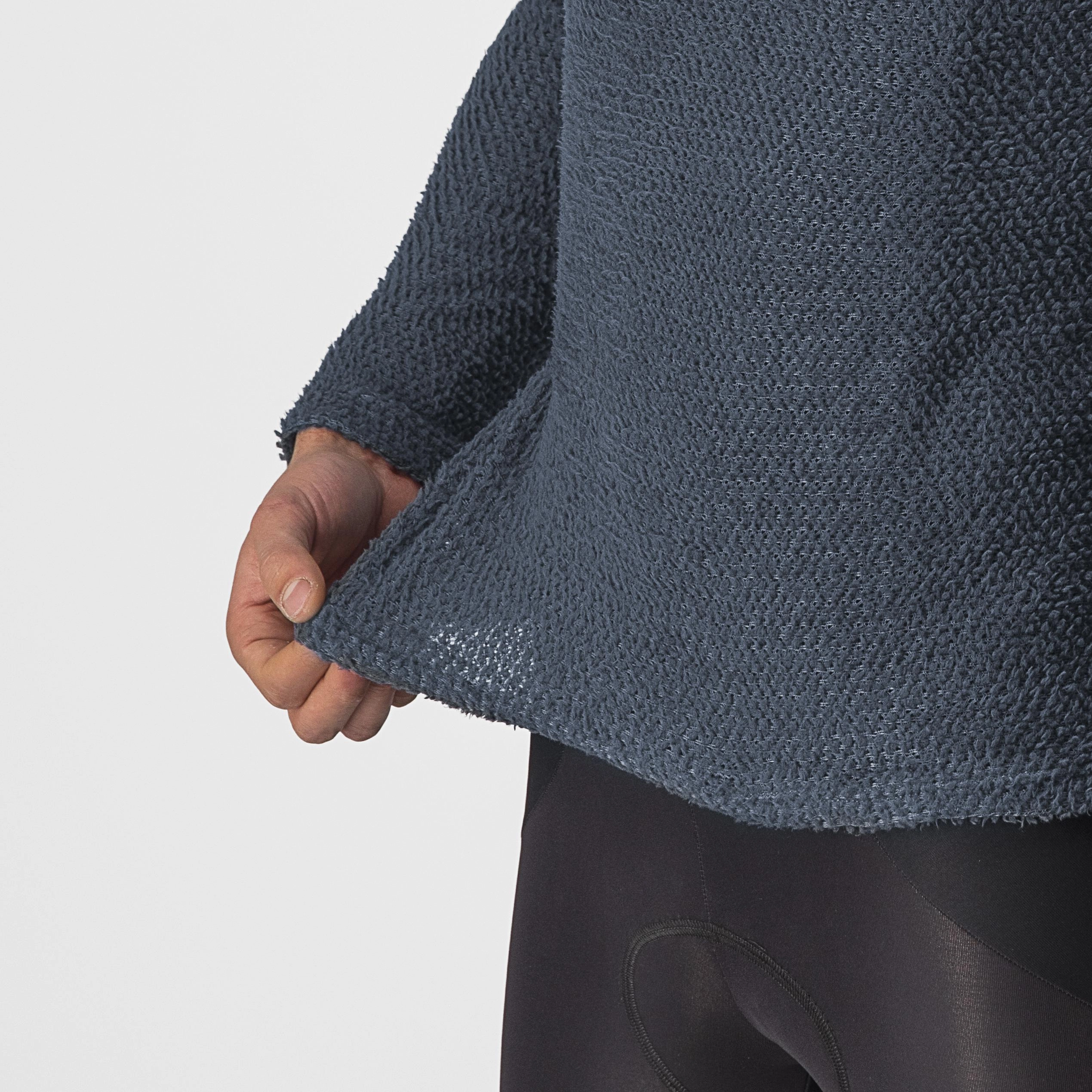 Long Sleeve Underwear Top Castelli Cold Days 2nd Layer - Blue 