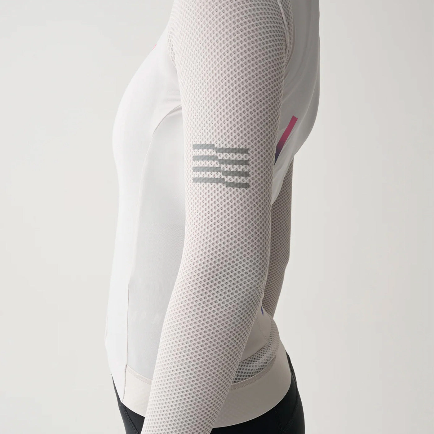 Maap Blurred Evade Pro Base long sleeve woman jersey - White