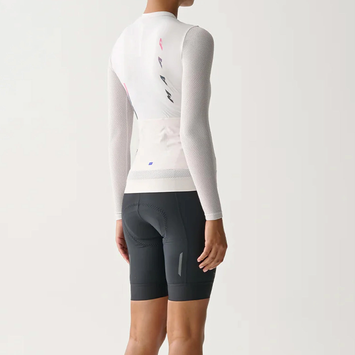 Maap Blurred Evade Pro Base long sleeve woman jersey - White