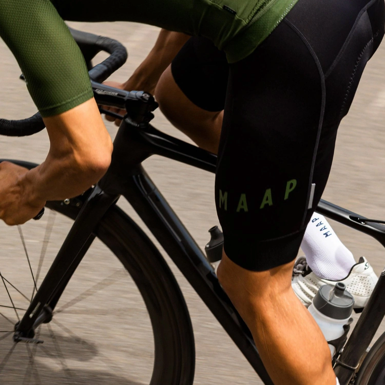 Maap Team 3.0 bib shorts - Black green