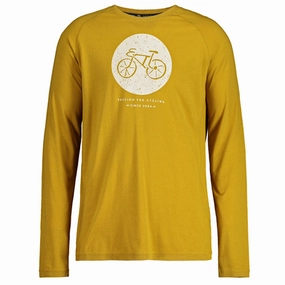 Maloja MutagnardM long sleeves t-Shirt - Yellow