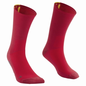 Mavic Essential High socks - Red yellow