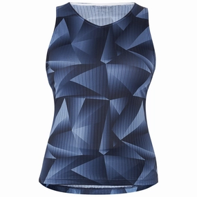 Mavic Hot Ride   SL Graphic sleeveless woman base layer - Blue