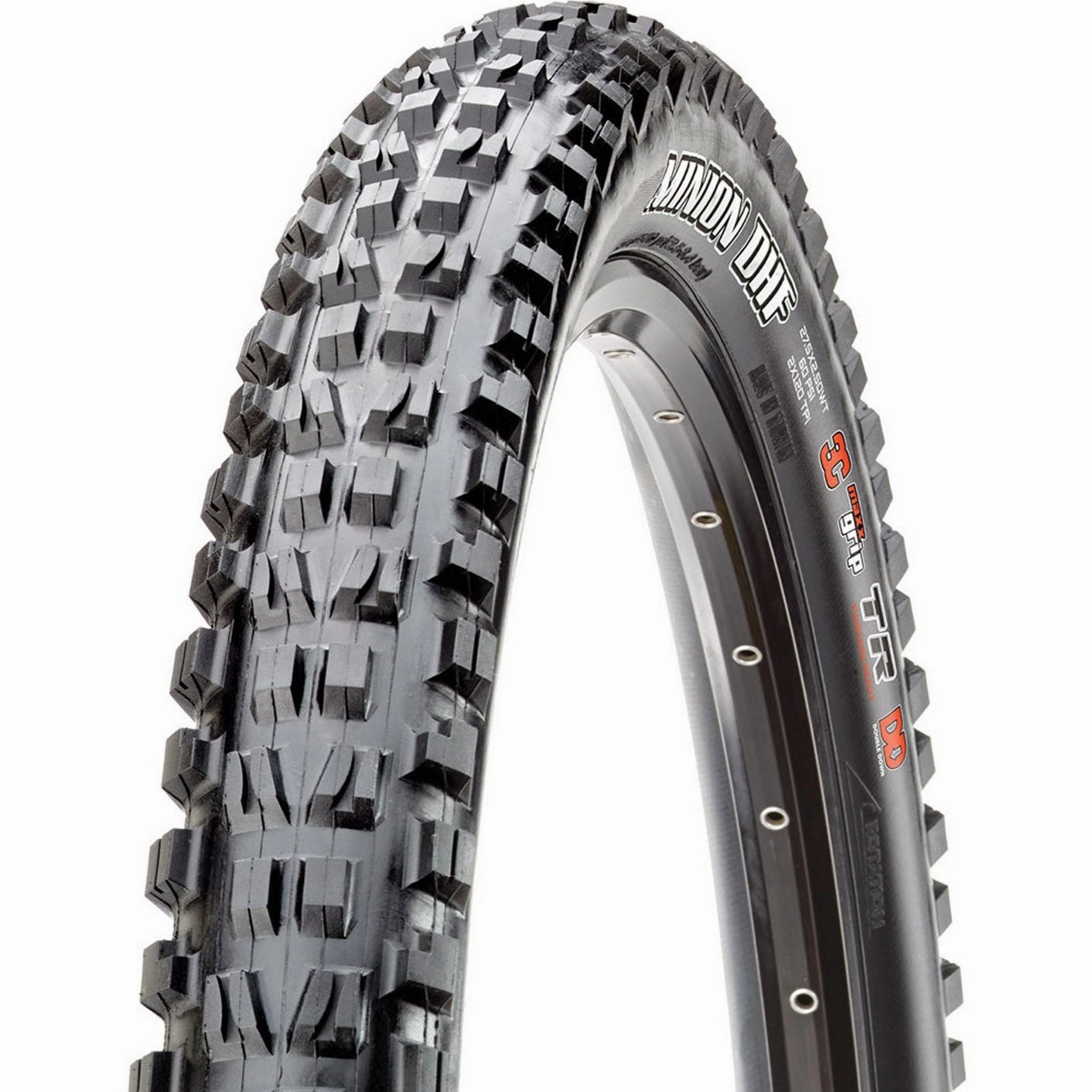 Maxxis Minion DHF EXO TR 60TPI folding tire 3C MaxxTerra - 29 x 2.30 - Black
