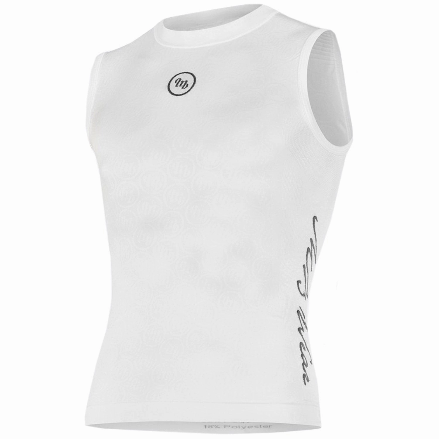 MBwear Freedom sleeveless base layer - White