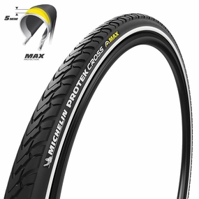Michelin 700X32 Protek Max Cross Tube Type Performance Tire - Black/Reflex 