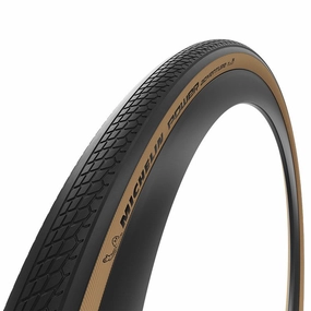 Michelin 700X42 Power Adventure Tlr Competition Tire - Black/Beige 