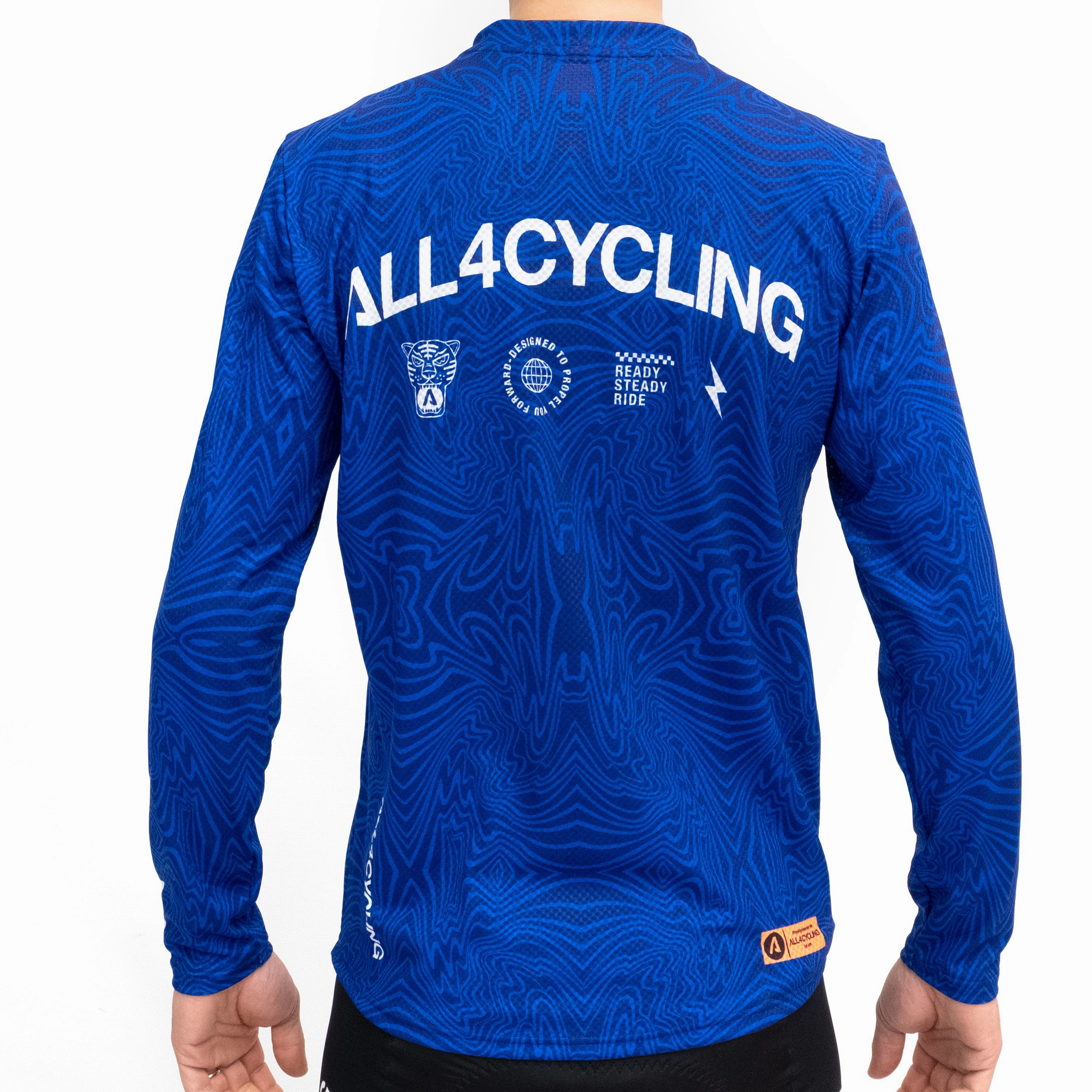 Mtb long sleeve jersey All4cycling Team - The Tiger