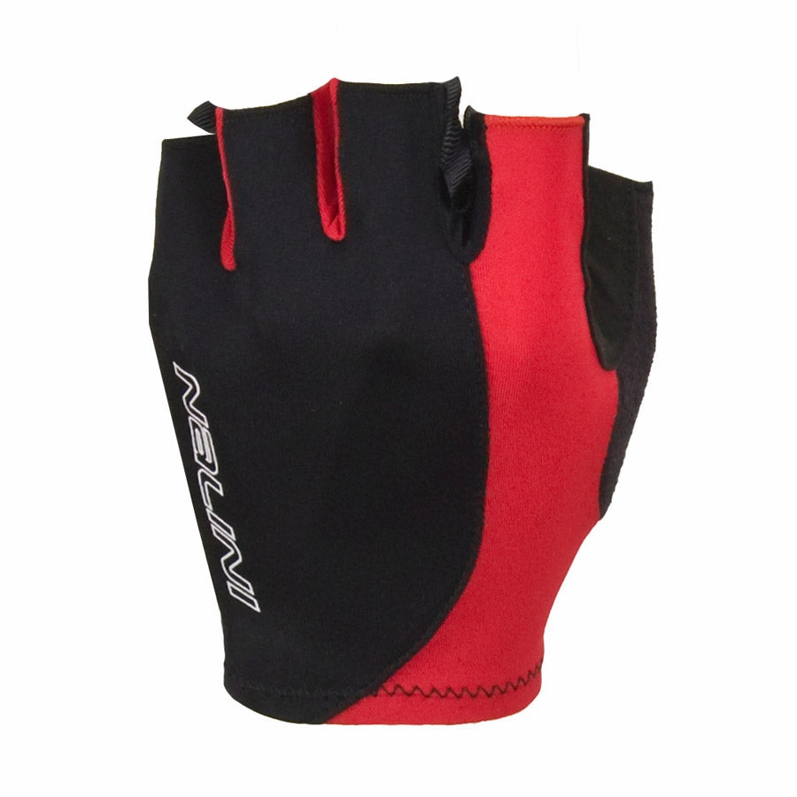 Nalini Logo gloves - Black Red