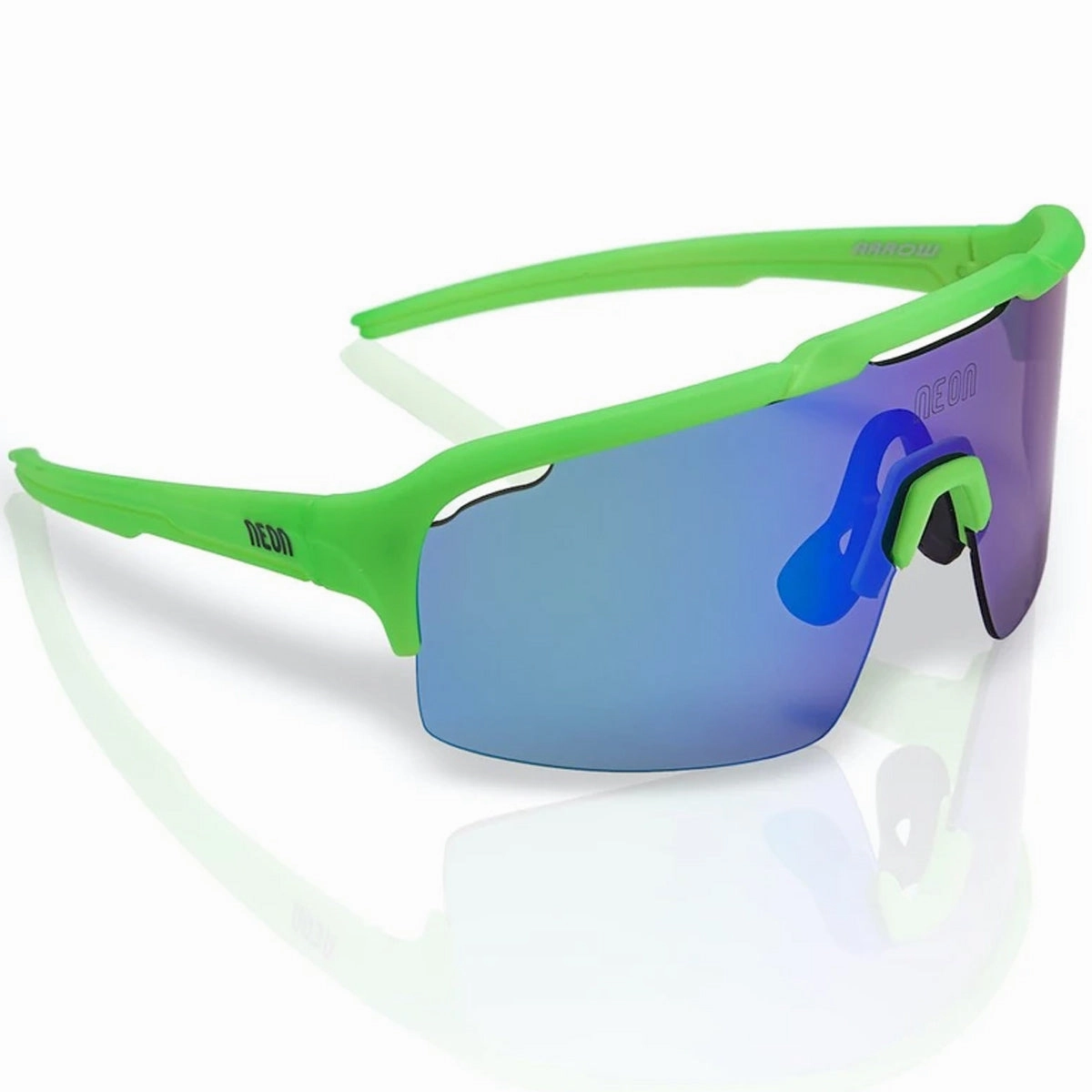 Neon Arrow sunglasses - Green Mirror Green