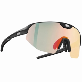 Neon Flame glasses - Black Photored