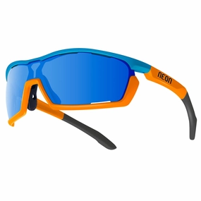 Neon Focus sunglasses - Light blue orange