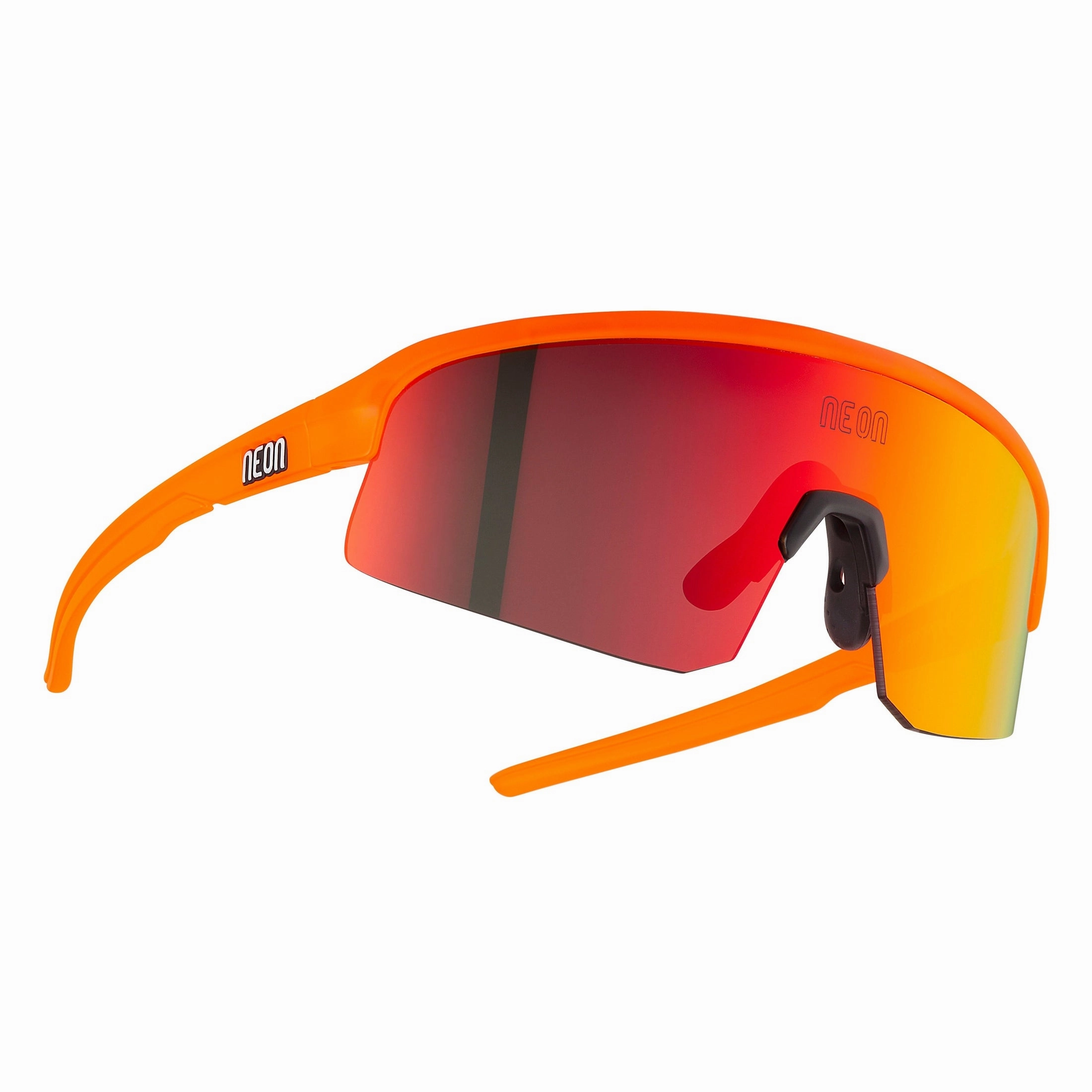 Neon Viper Teenager sunglasses - Crystal orange mirror orange