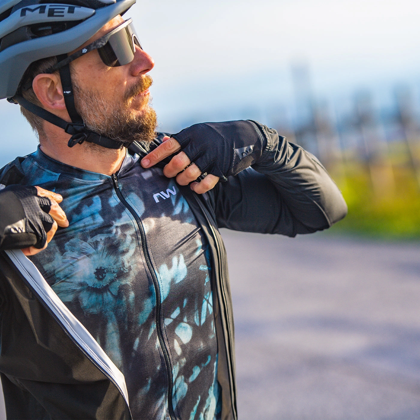 Northwave Blade Flower jersey - Blue