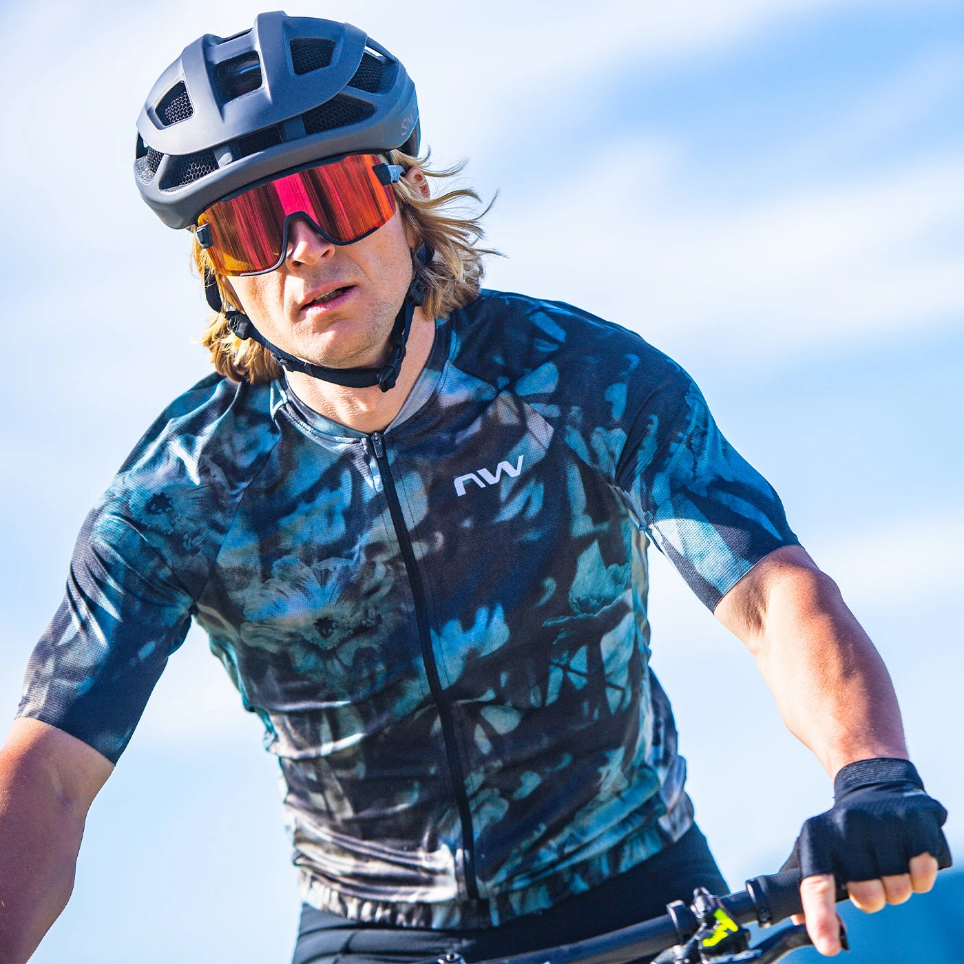 Northwave Blade Flower jersey - Blue