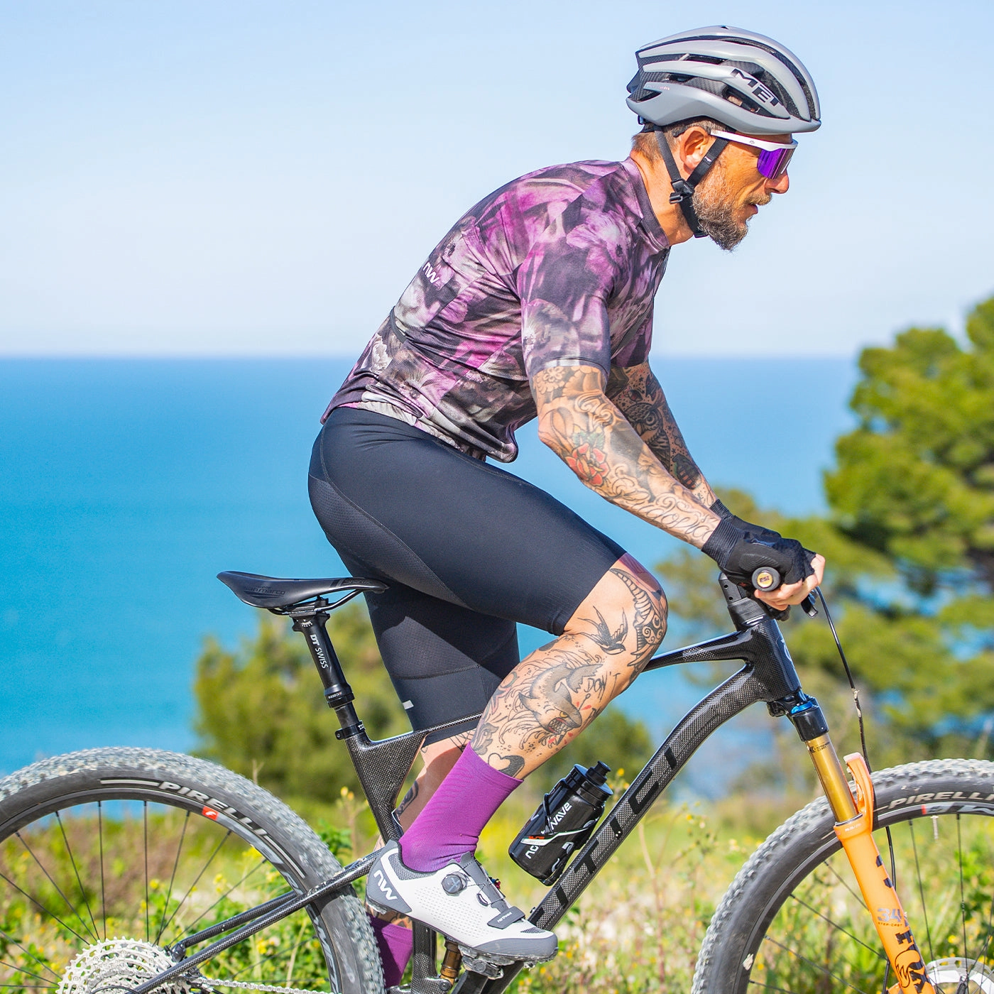 Northwave Blade Flower jersey - Purple