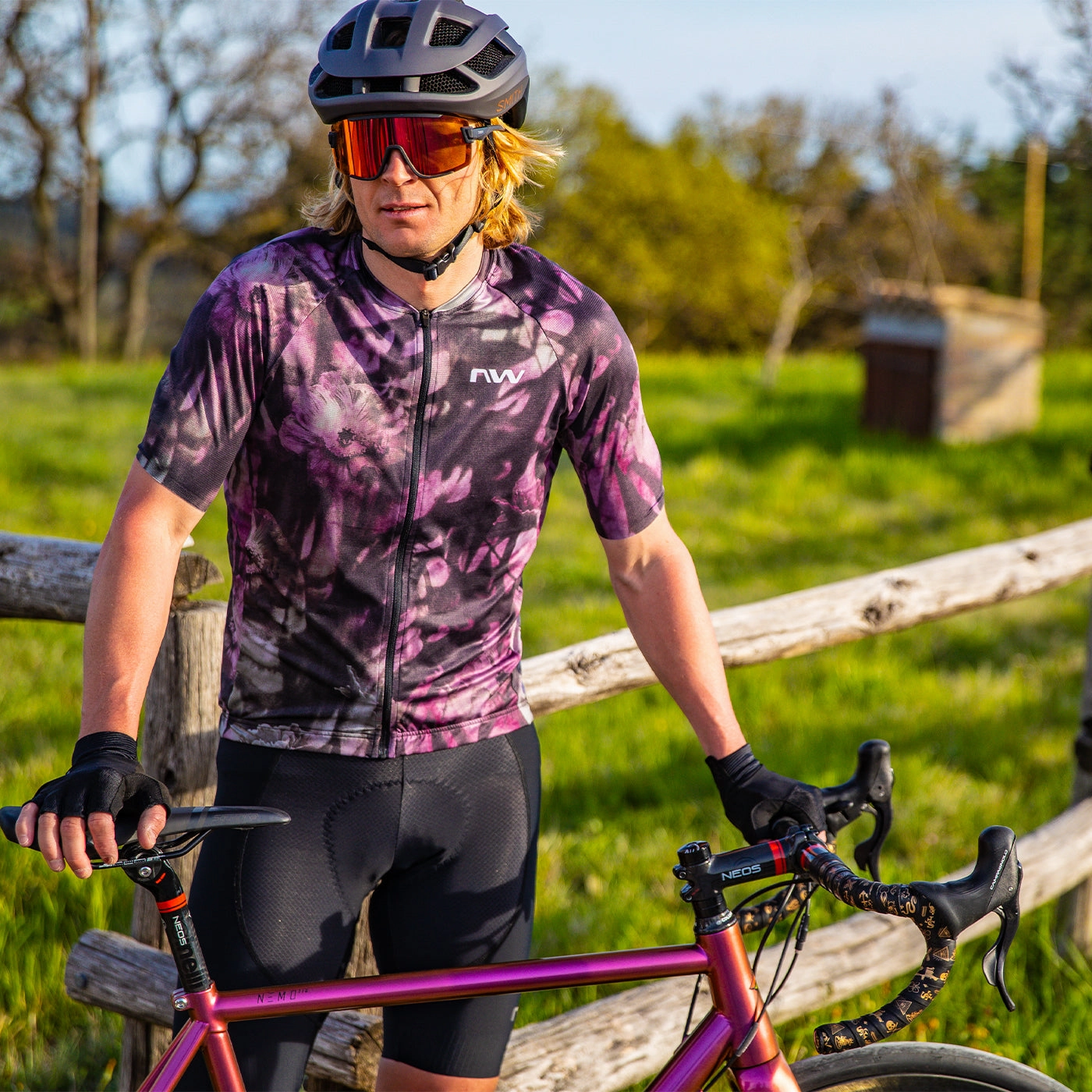 Northwave Blade Flower jersey - Purple