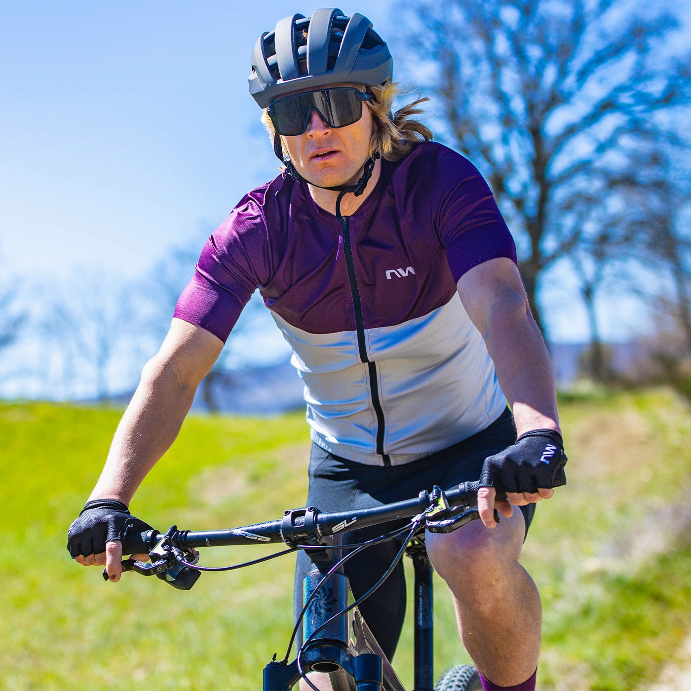 Northwave Blade jersey - Grey purple