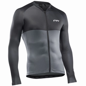 Northwave Blade long sleeves jersey - Black grey