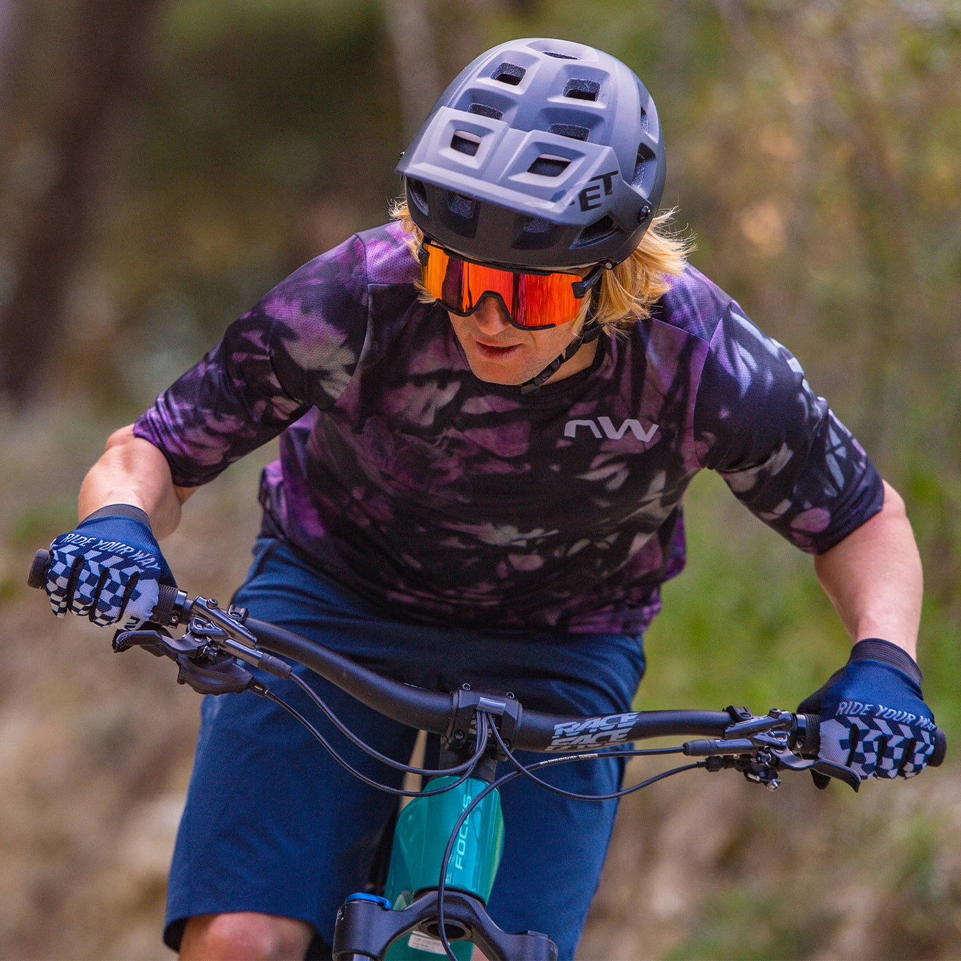 Northwave Bomb Flower jersey - Purple