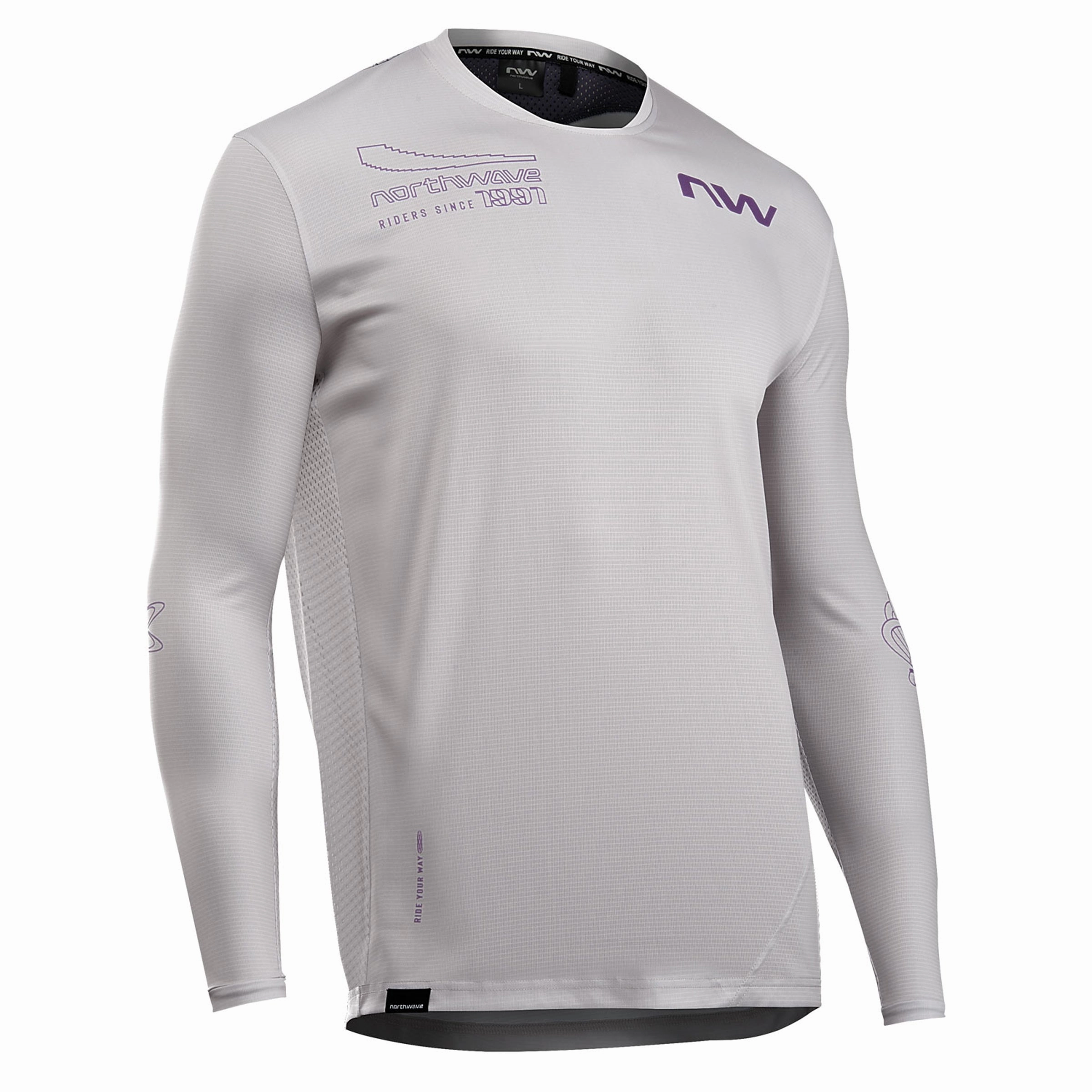 Northwave Edge 2 long sleeves jersey - Grey clear