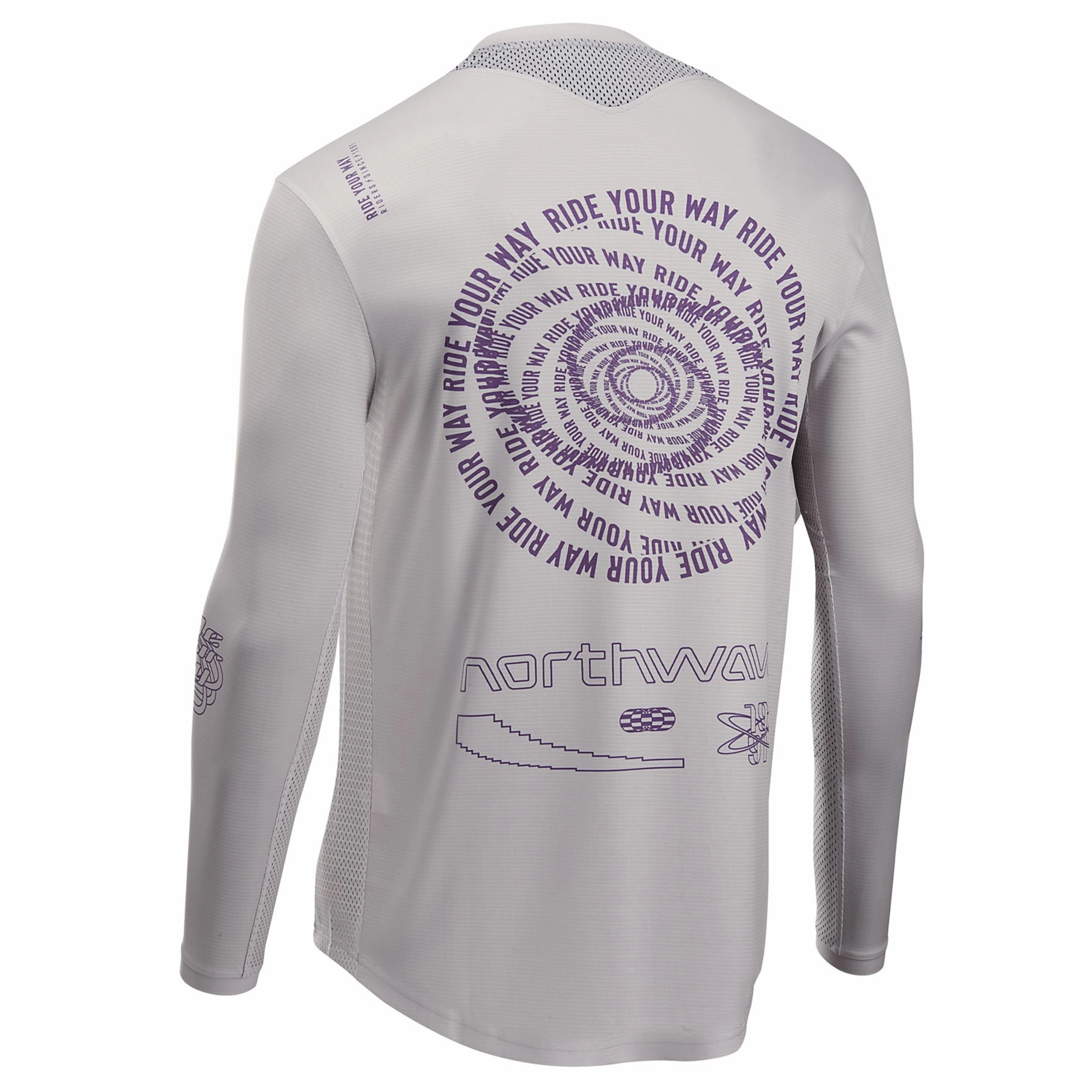 Northwave Edge 2 long sleeves jersey - Grey clear