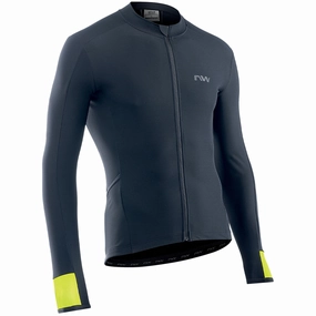 Northwave Fahrenheit long sleeves jersey - Black yellow
