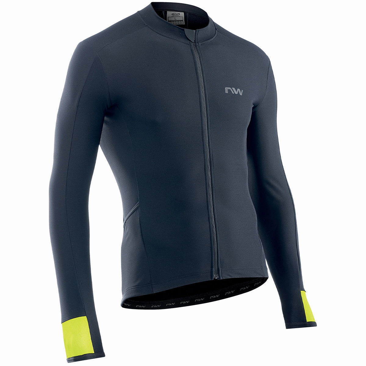 Northwave Fahrenheit long sleeves jersey - Black yellow