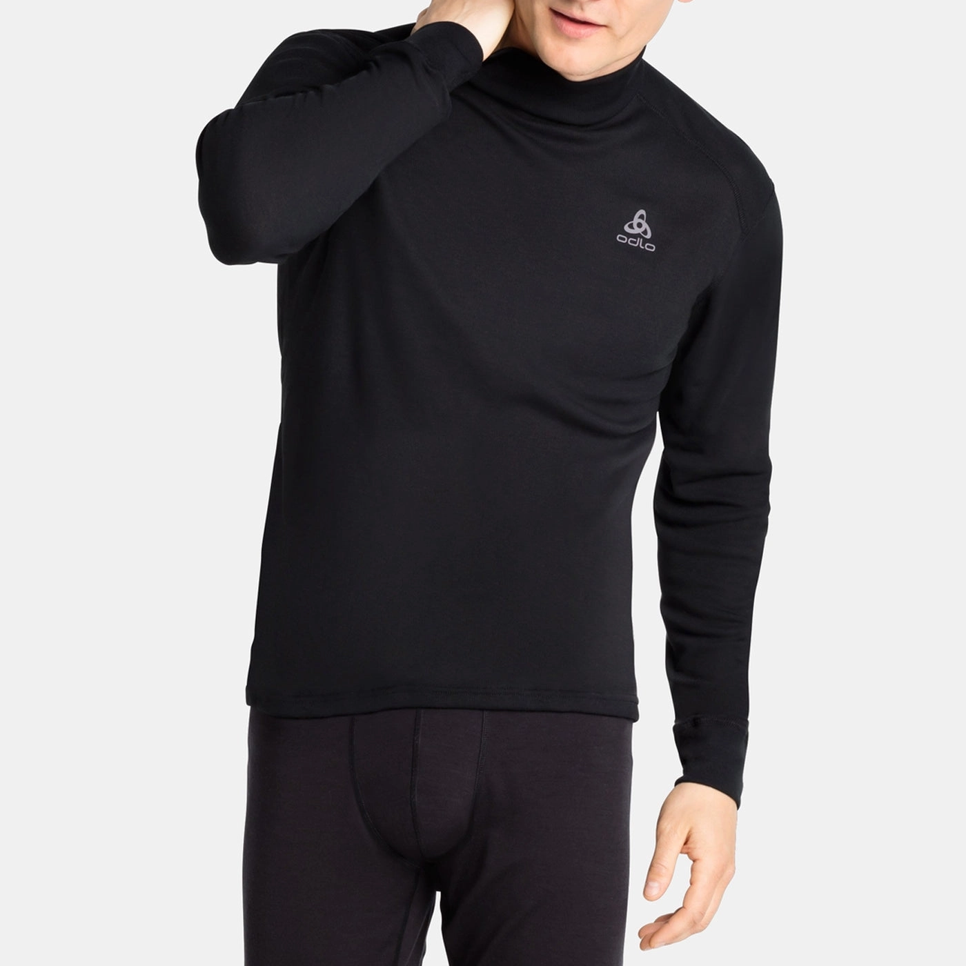 Odlo Active Neck Warm Eco base layer long seeve jersey - Black